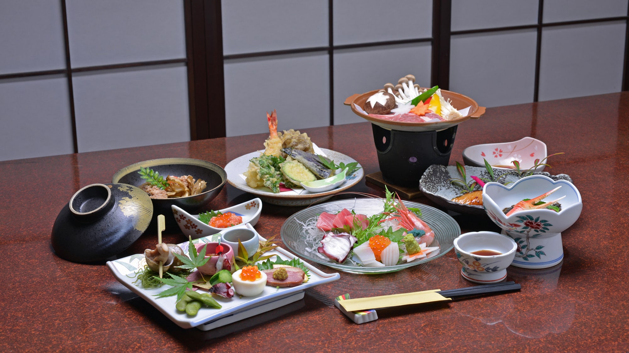 *晚餐示例/時令食材經過精心挑選。享受日本料理獨有的高品質味道。