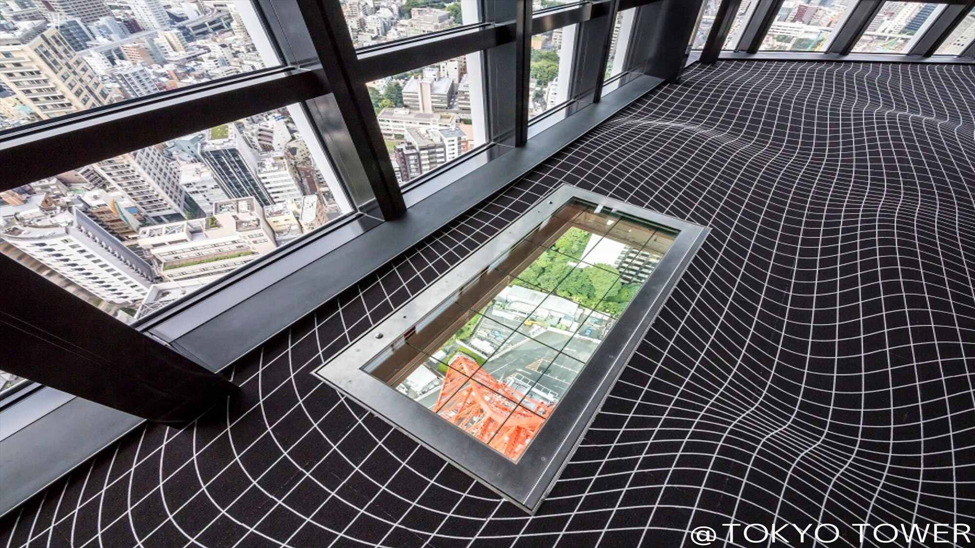 【도쿄 타워】 스카이 워크 윈도우