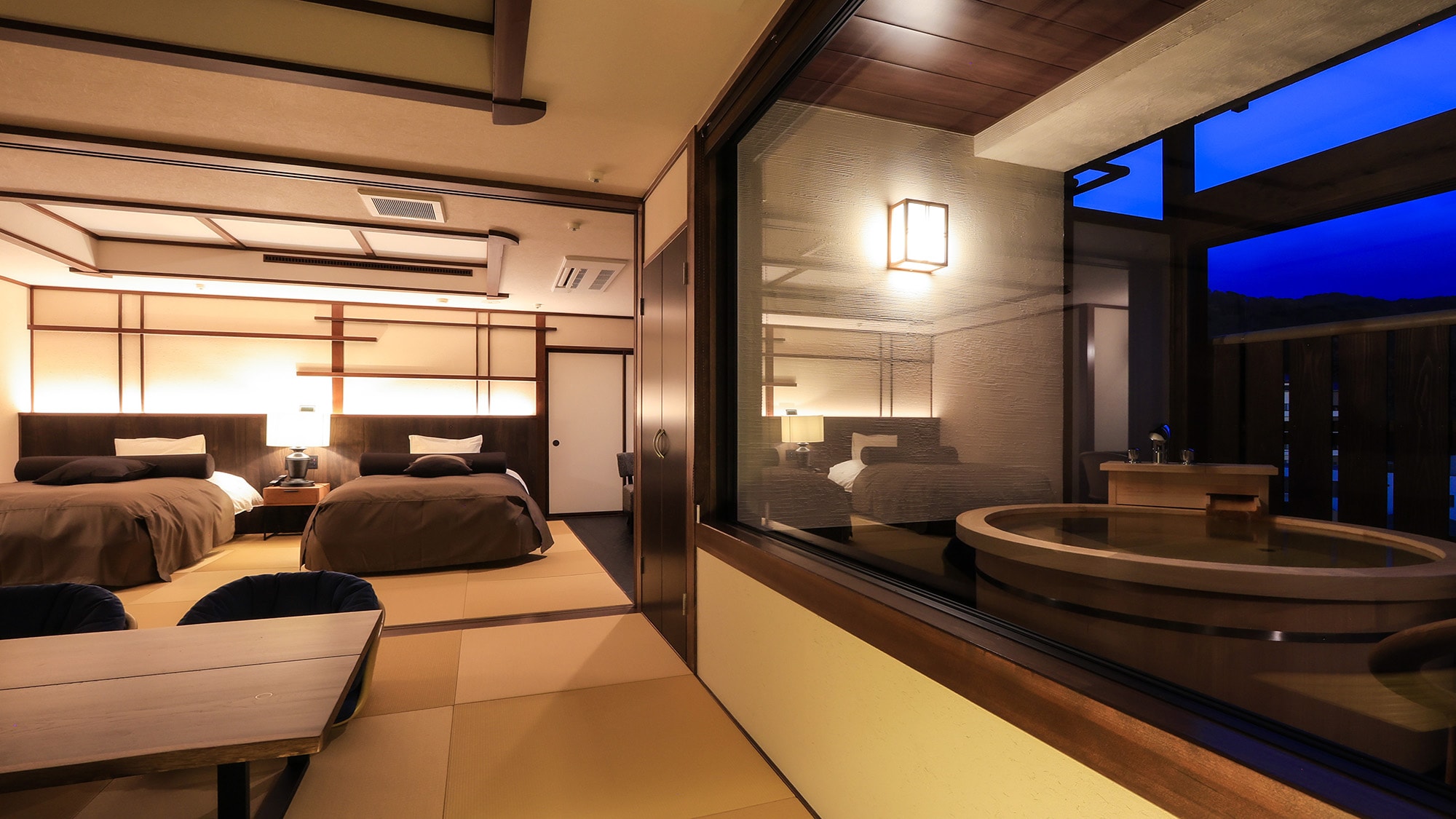 Open in winter 2022 5th floor non-smoking room with open-air bath [Yamabuki]