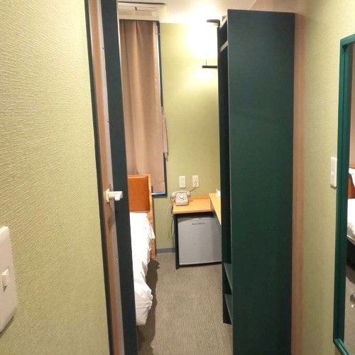 [After renovation] The room is designed with green as the main theme, and is gentle on the eyes and the soul.
