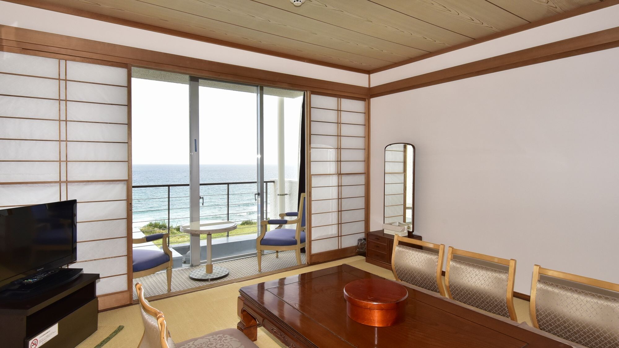 Ocean view, Japanese-style room A (48.8 square meters)