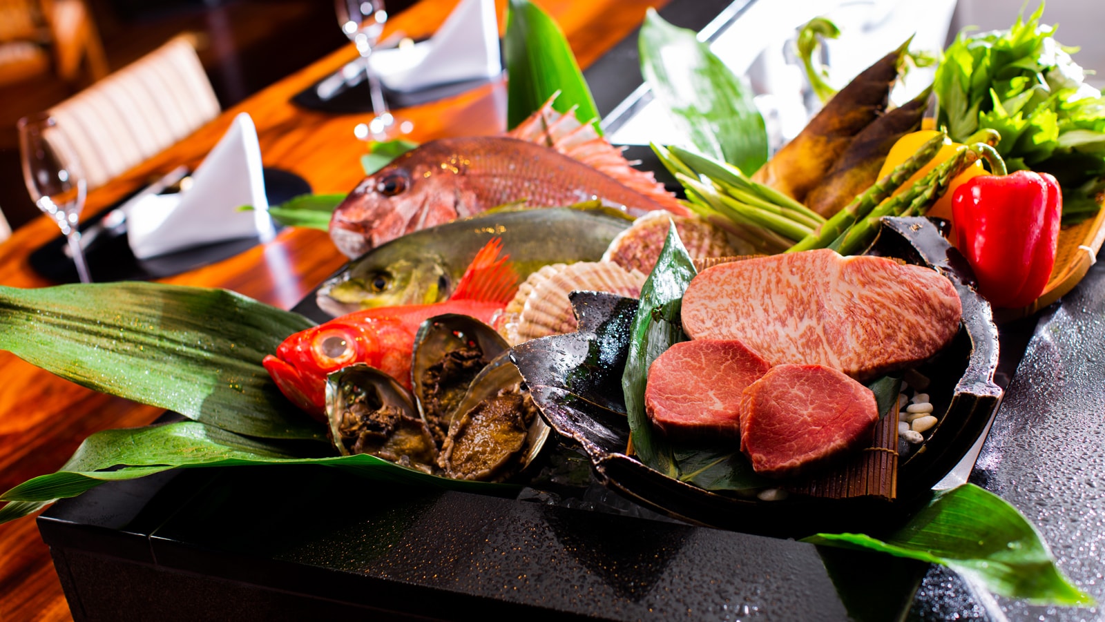 [Mountain and Sea Feast] Kaiseki cuisine