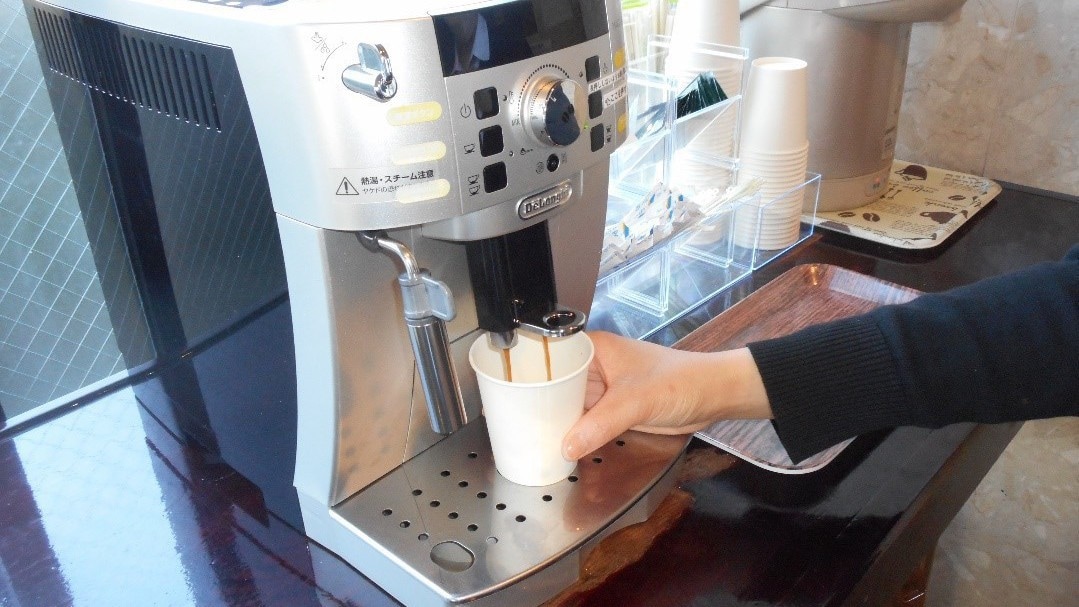 [Welcome service] Freshly ground coffee