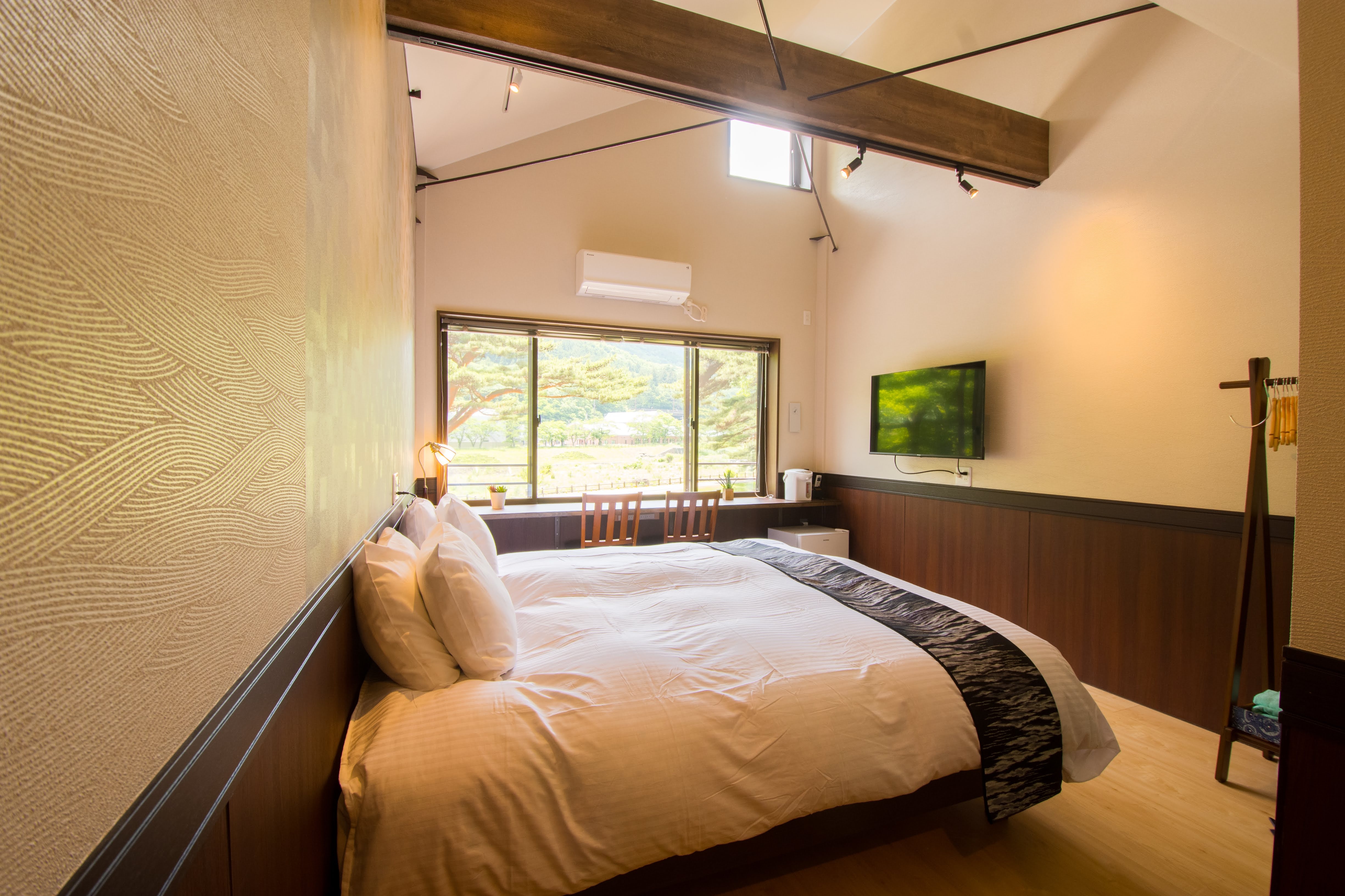 Stylish compact room