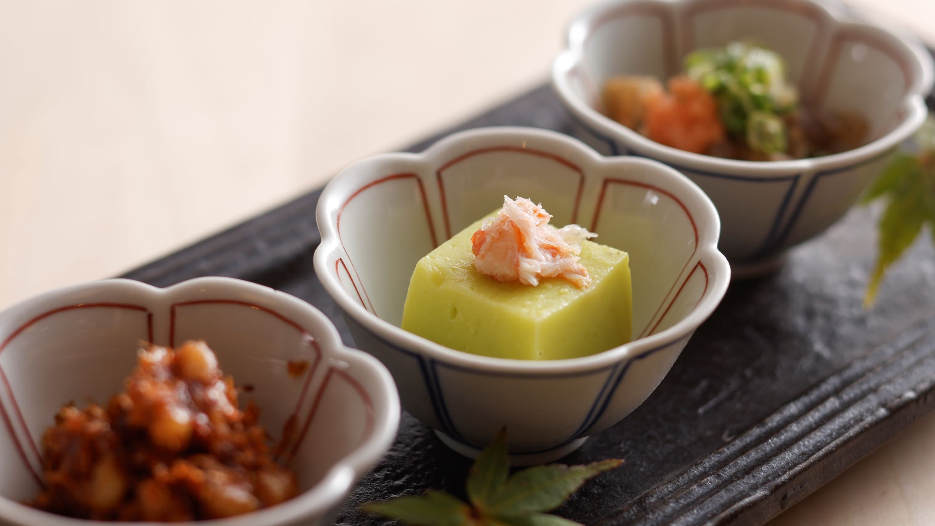 [Snow crab kaiseki] Appetizer