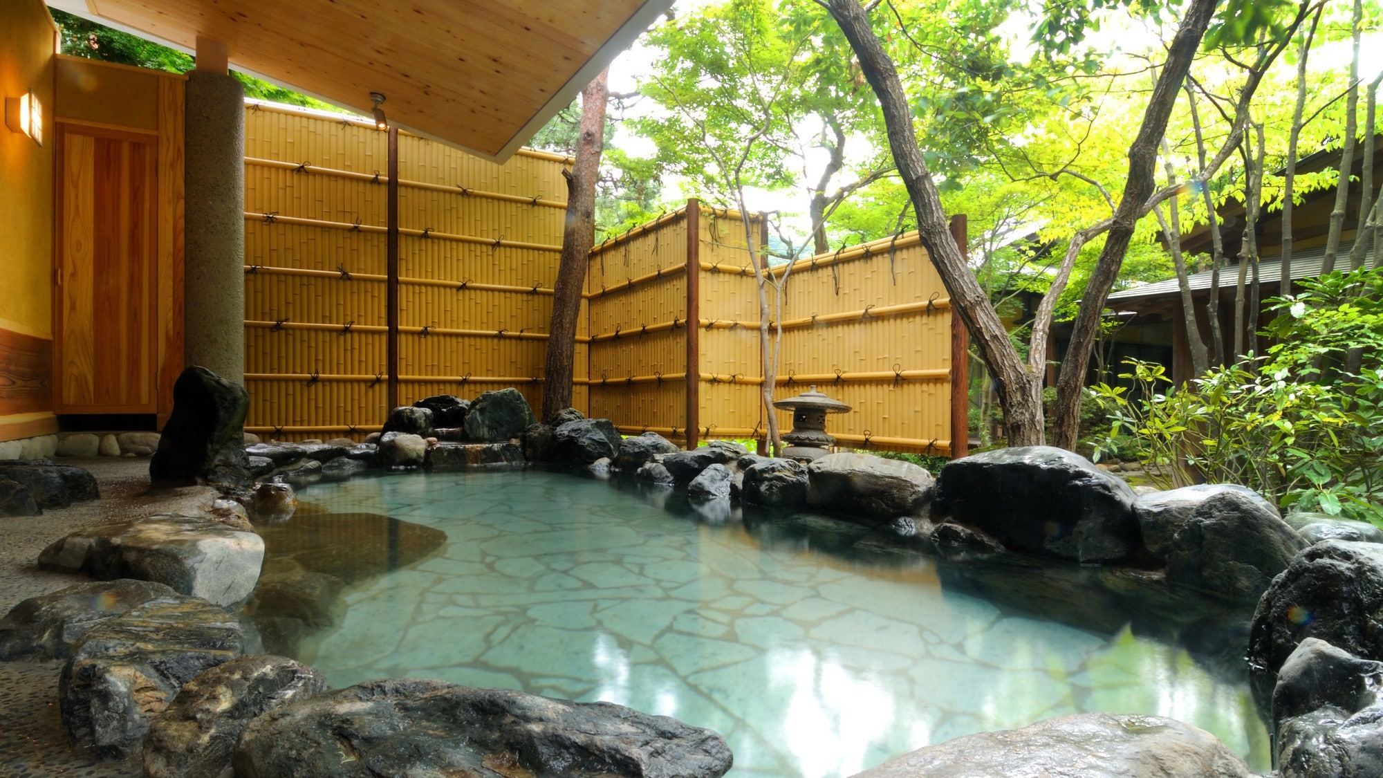 Open-air bath "Wabi-yu"
