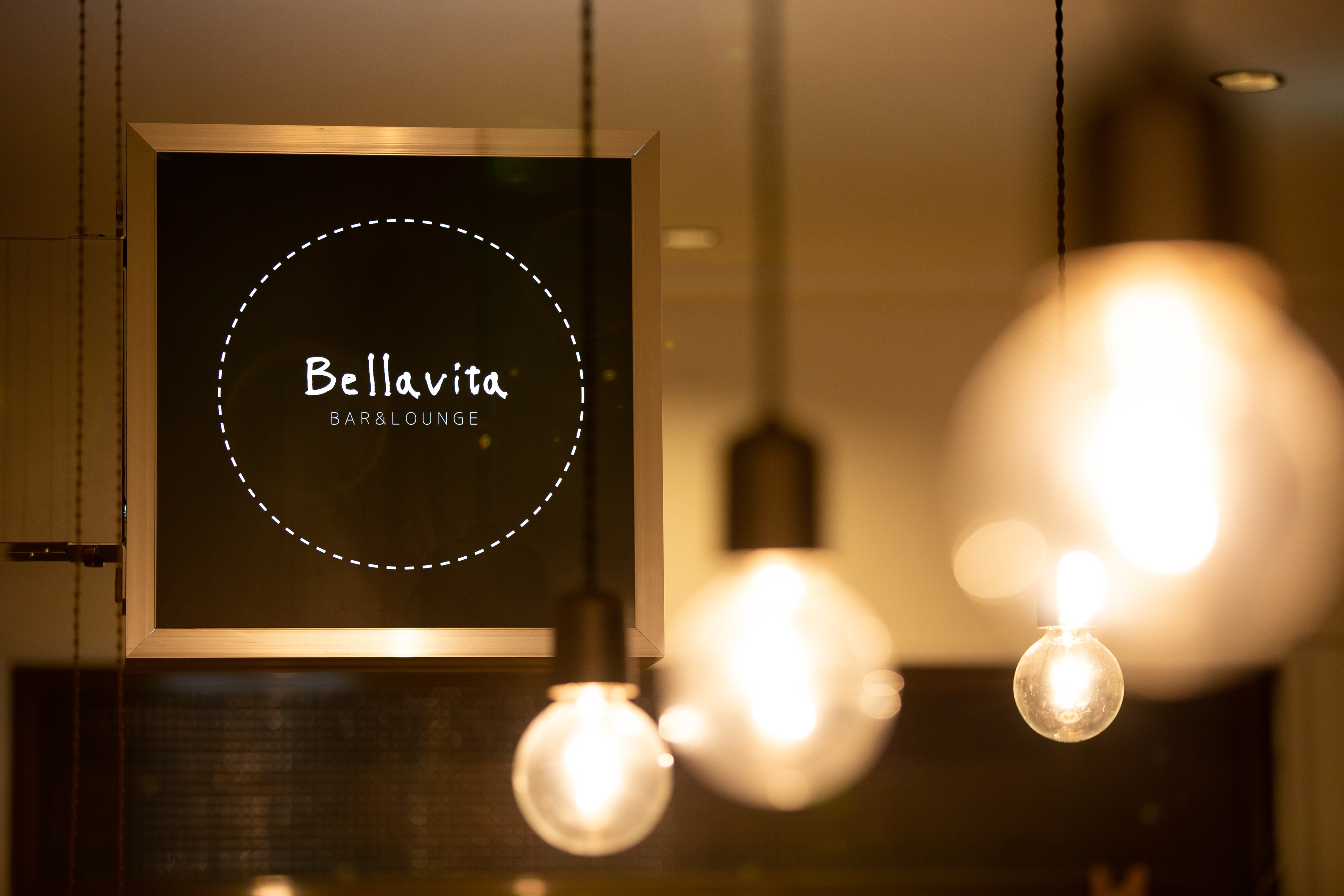 The hotel's bar, "Bellavita"