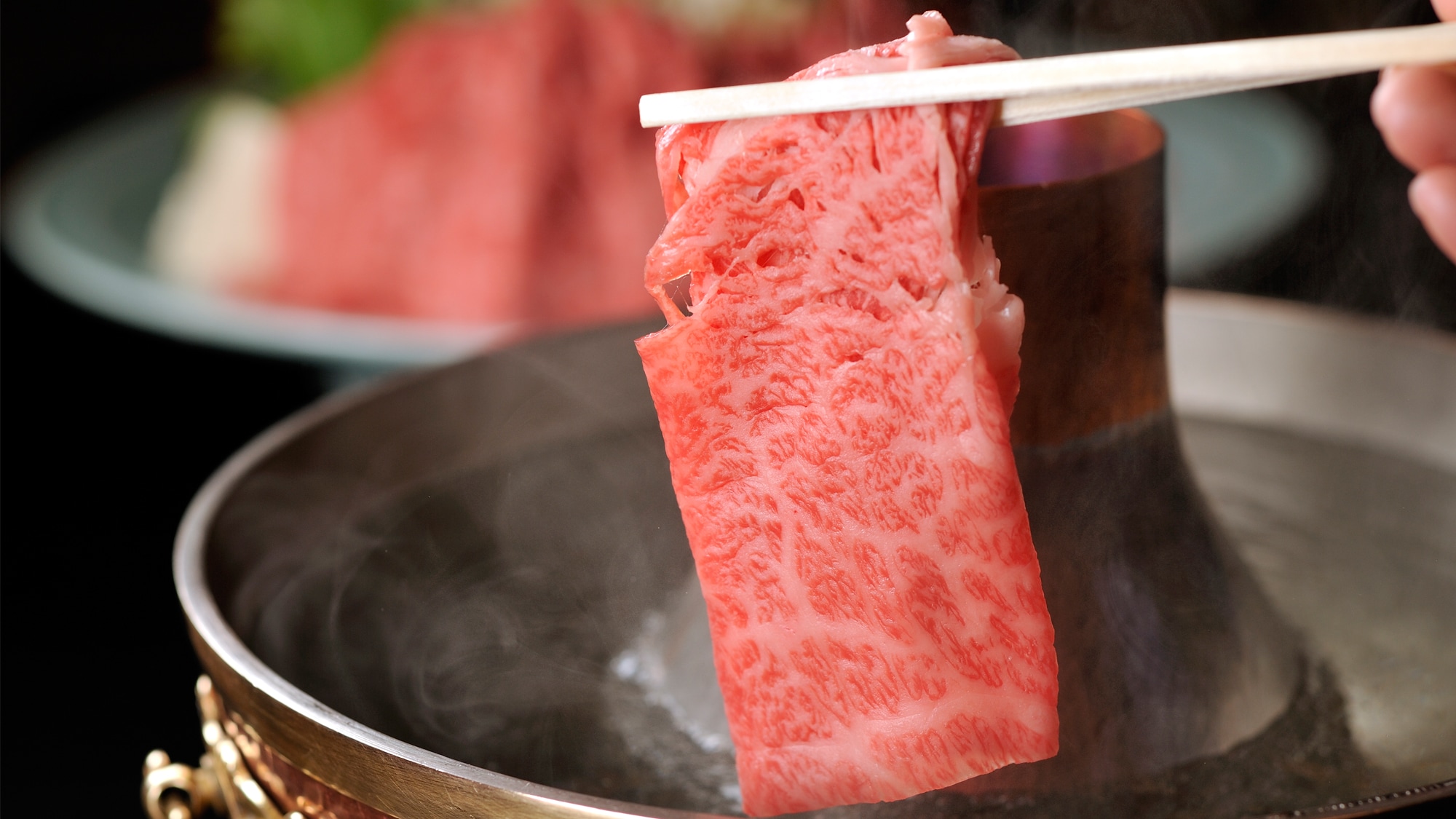 Gambar shabu-shabu daging sapi Hida