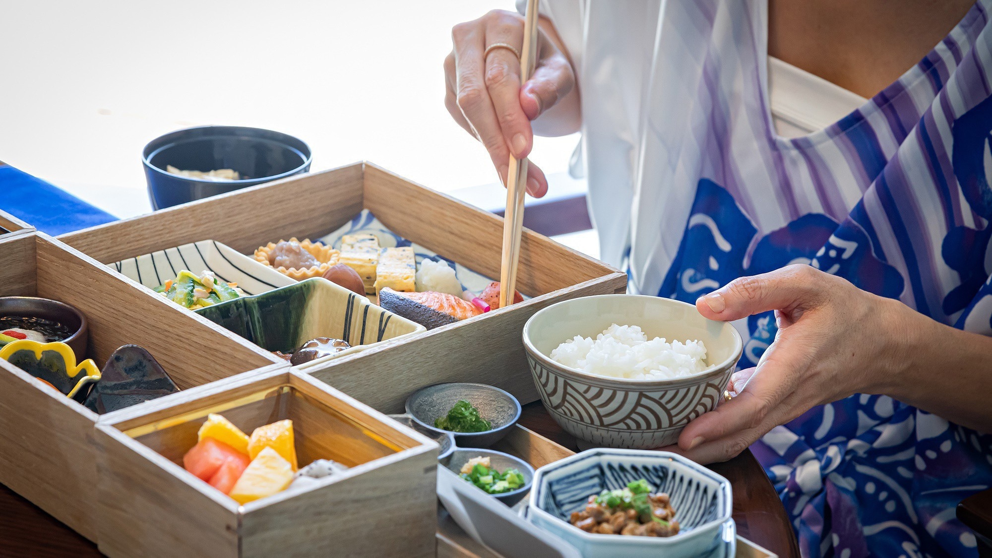 [Nuchigusui (medicine of life) breakfast]