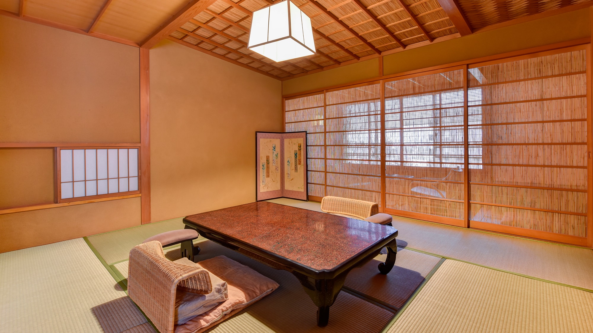 [Bed suite / Yamachahana] 8 tatami mats + bedroom 6 tatami mats + copy 4 tatami mats