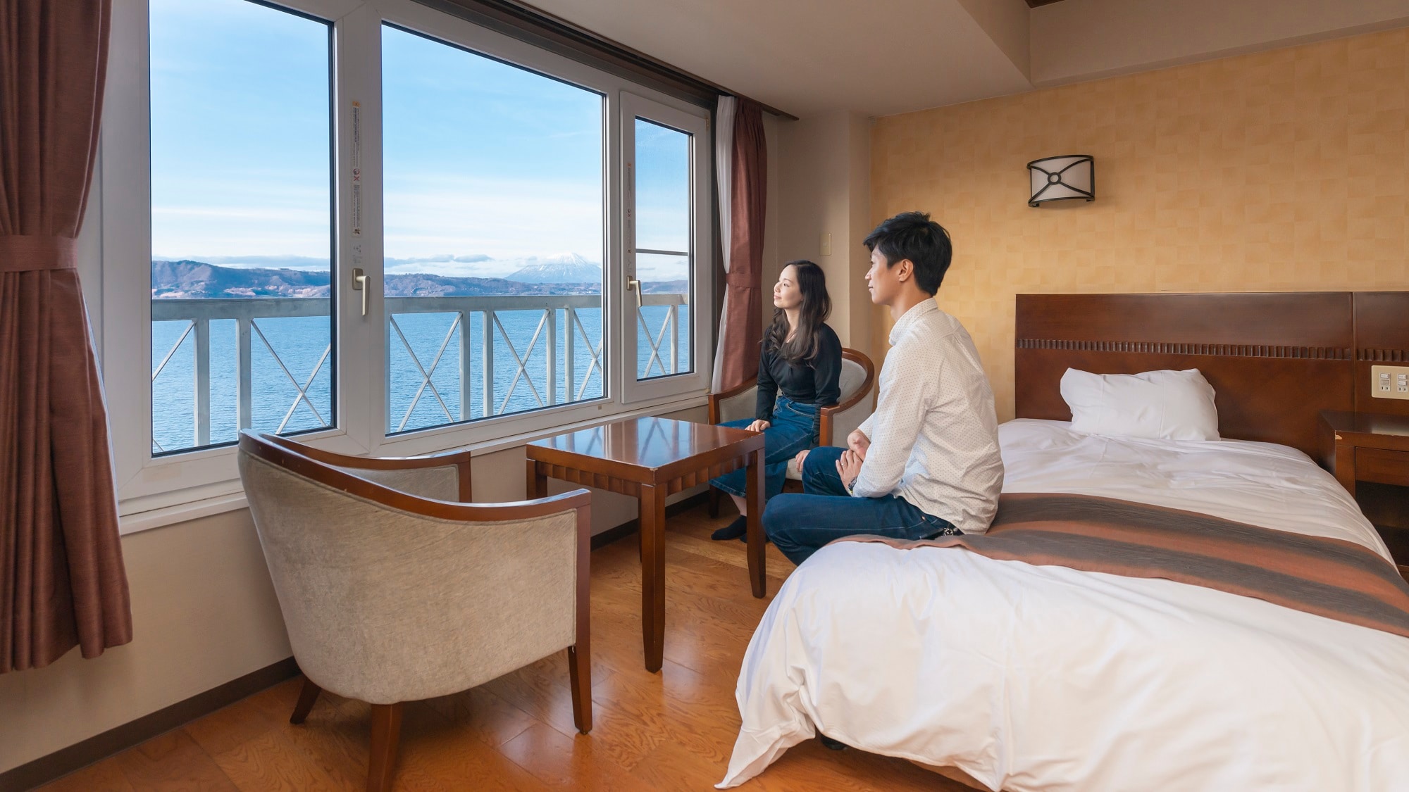 [Central Building / Lake View Twin] Recommended room for traveling with two people