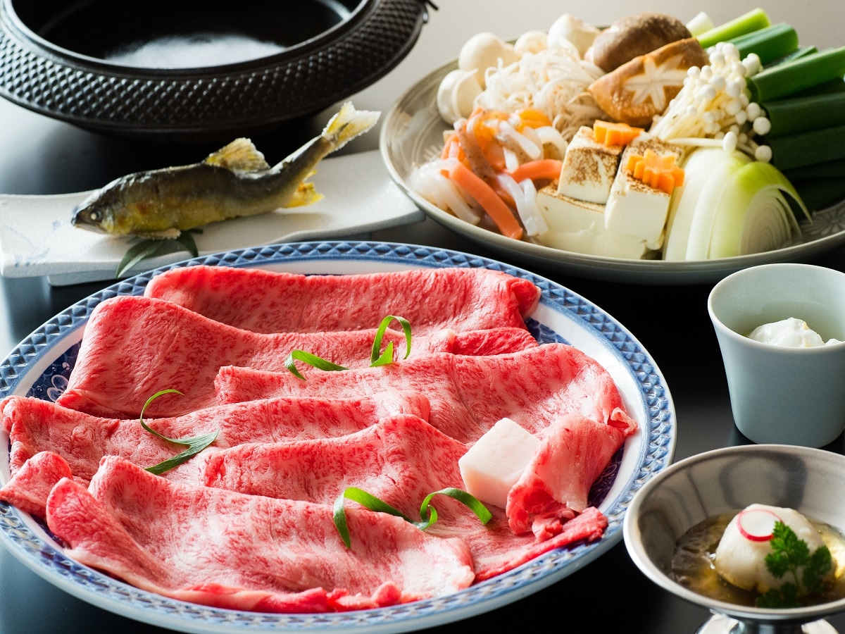 [Kawadoko] สุกี้ยากี้เนื้อวากิวพิเศษ (รูปภาพ)