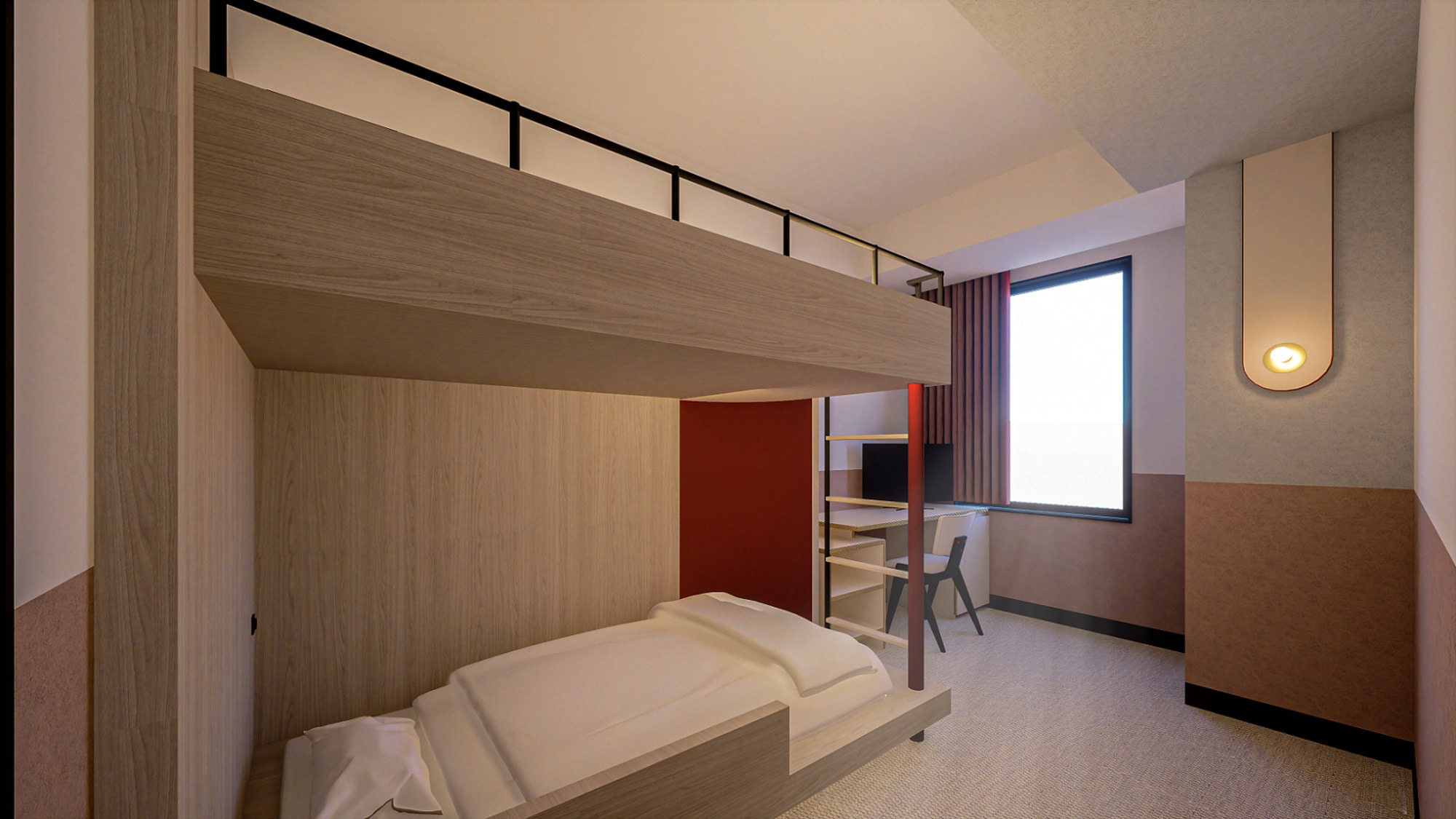 Tempat tidur loteng [Bebas asap rokok]