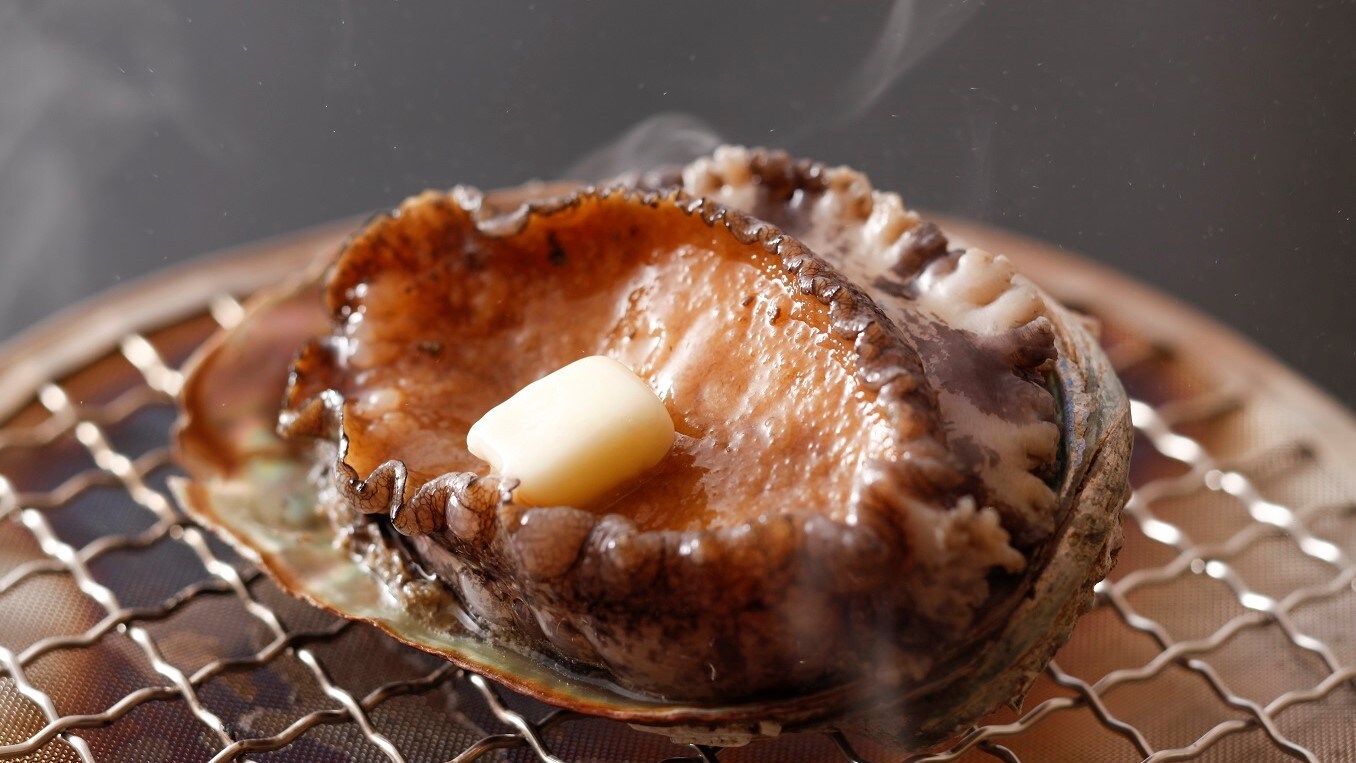 An example of cooking Abalone dance grill