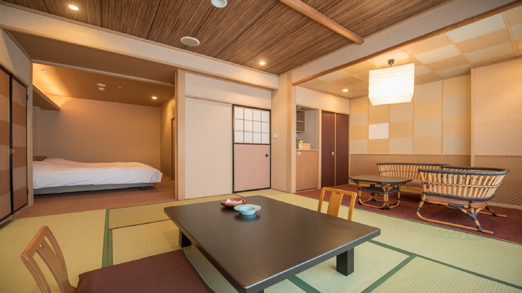 日式和西式房间8张榻榻米+双床（示例）*有不同的类型