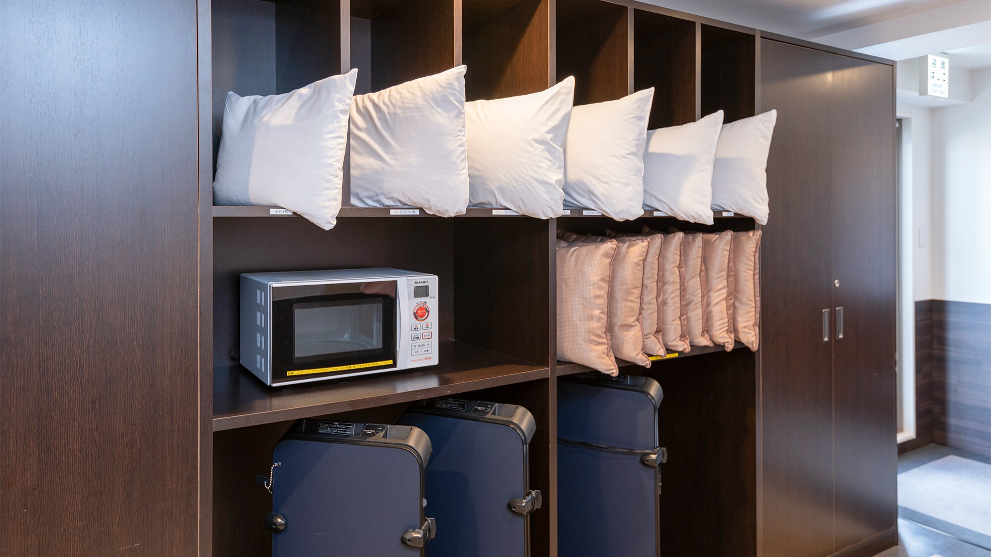 ★7종류의 베개로 상질의 수면을 서포트