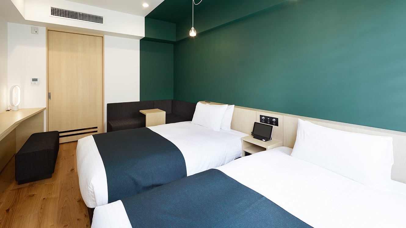◆ 高級雙床 ◆ 23 平方米 [床寬 120 厘米 & 次; 2] 所有房間都安裝了 Airweave