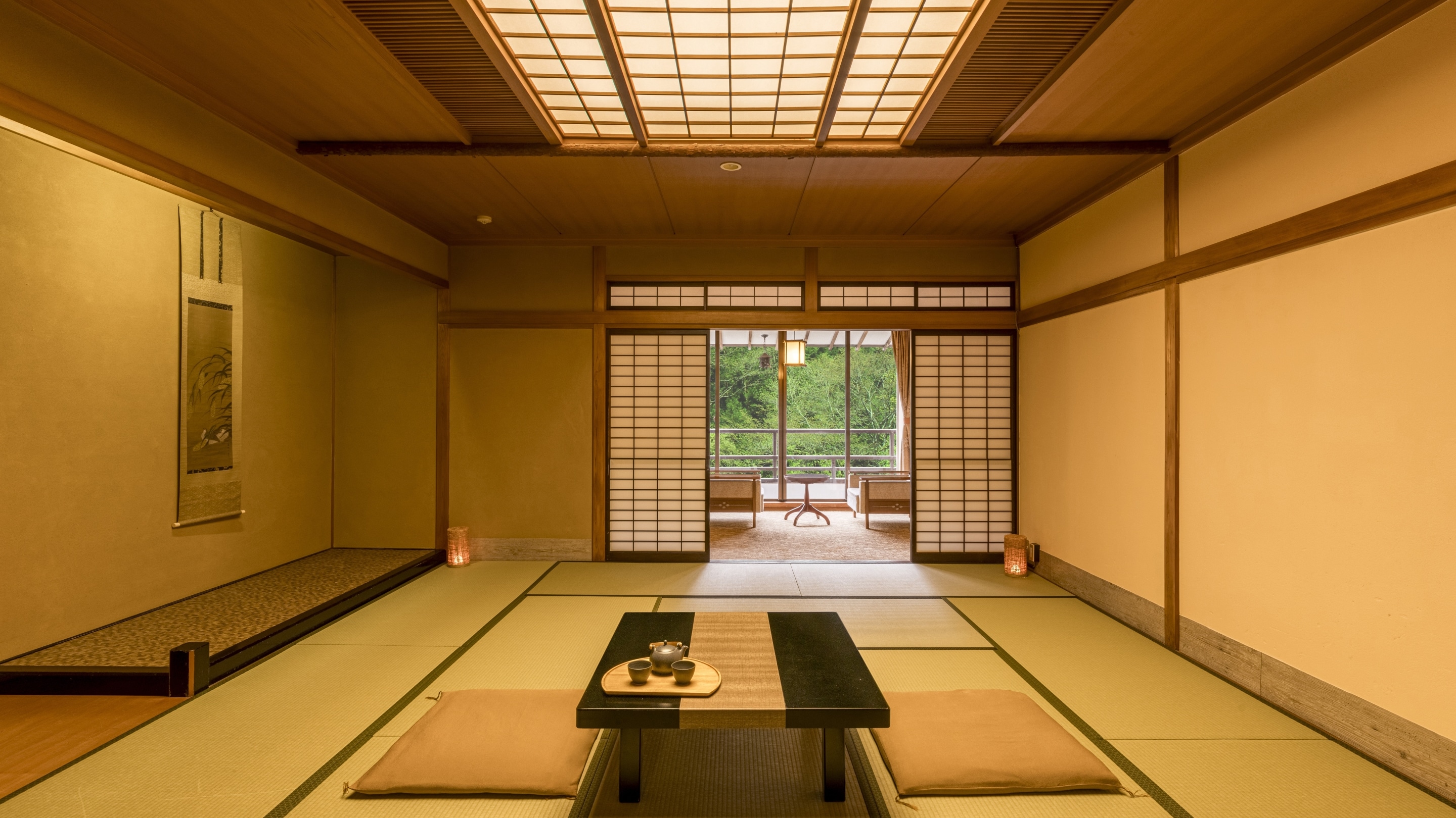 Superior Japanese-style room with open-air bath, 2 rooms, capacity 7 people *Example of guest room