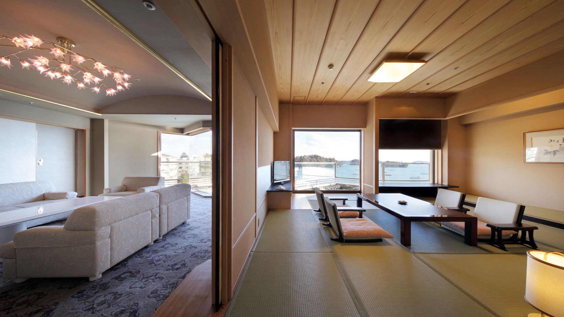 Guest room with open-air bath Basho-tei "Matsu no Ma"①