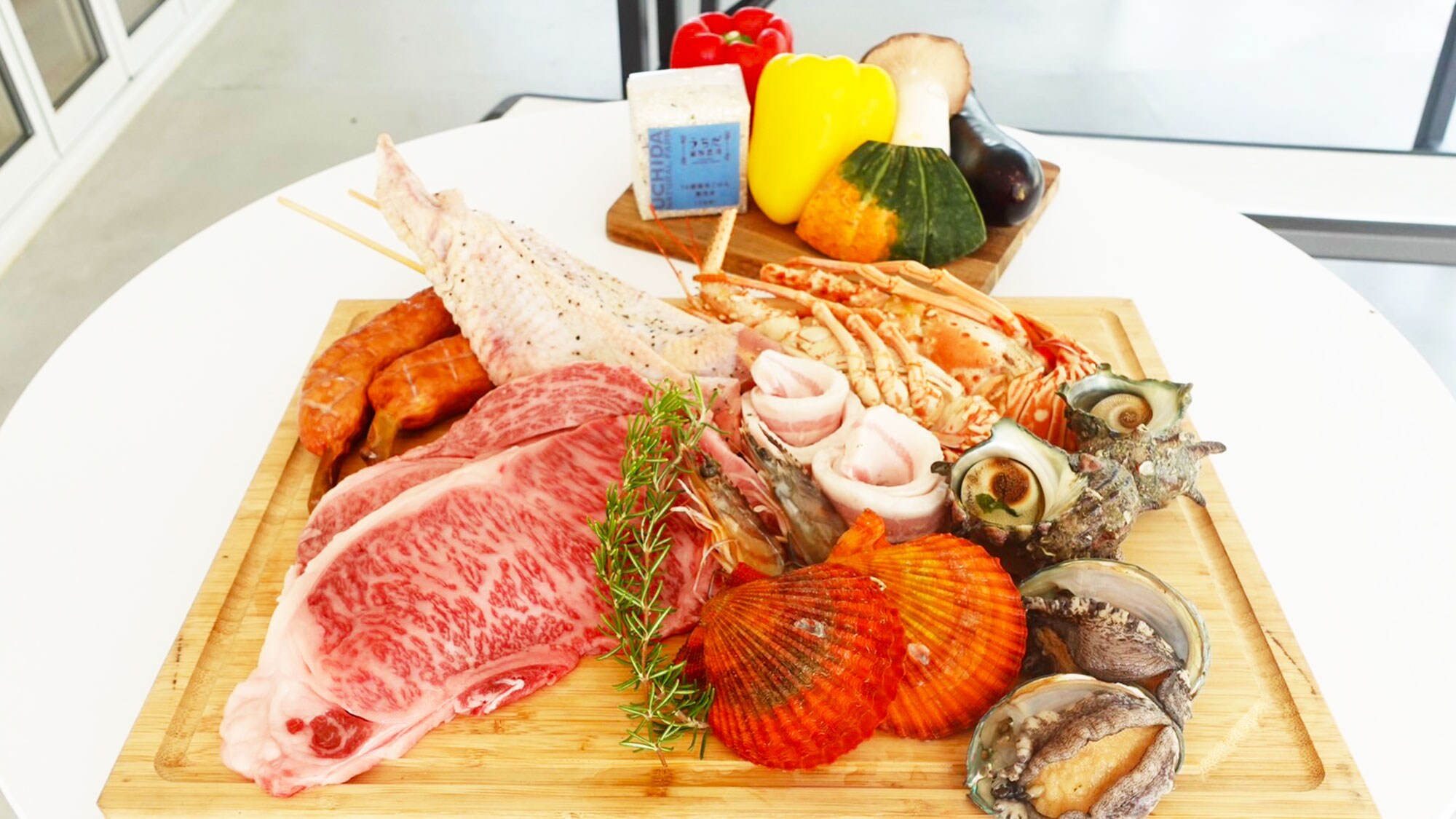 [Dinner] Enjoy a luxurious BBQ using ingredients from Amakusa. (10,000 yen course)