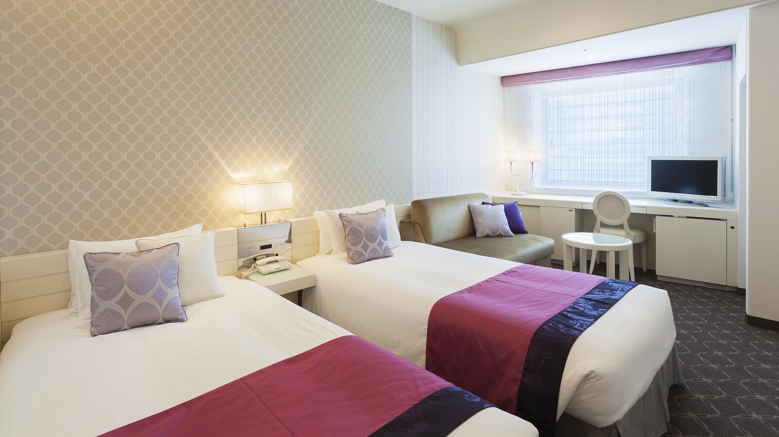 □ [Guest room] Standard twin south side 21.7 square meters
