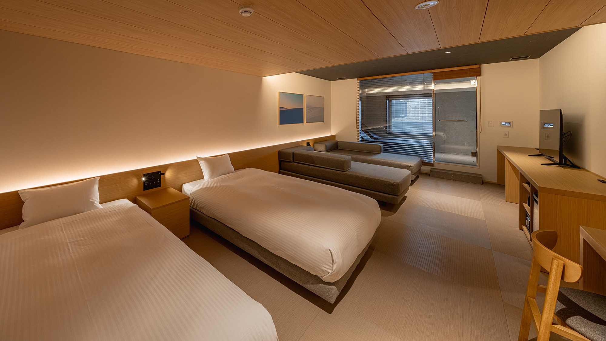 Kamar suite di lantai tinggi | Suite dengan sauna