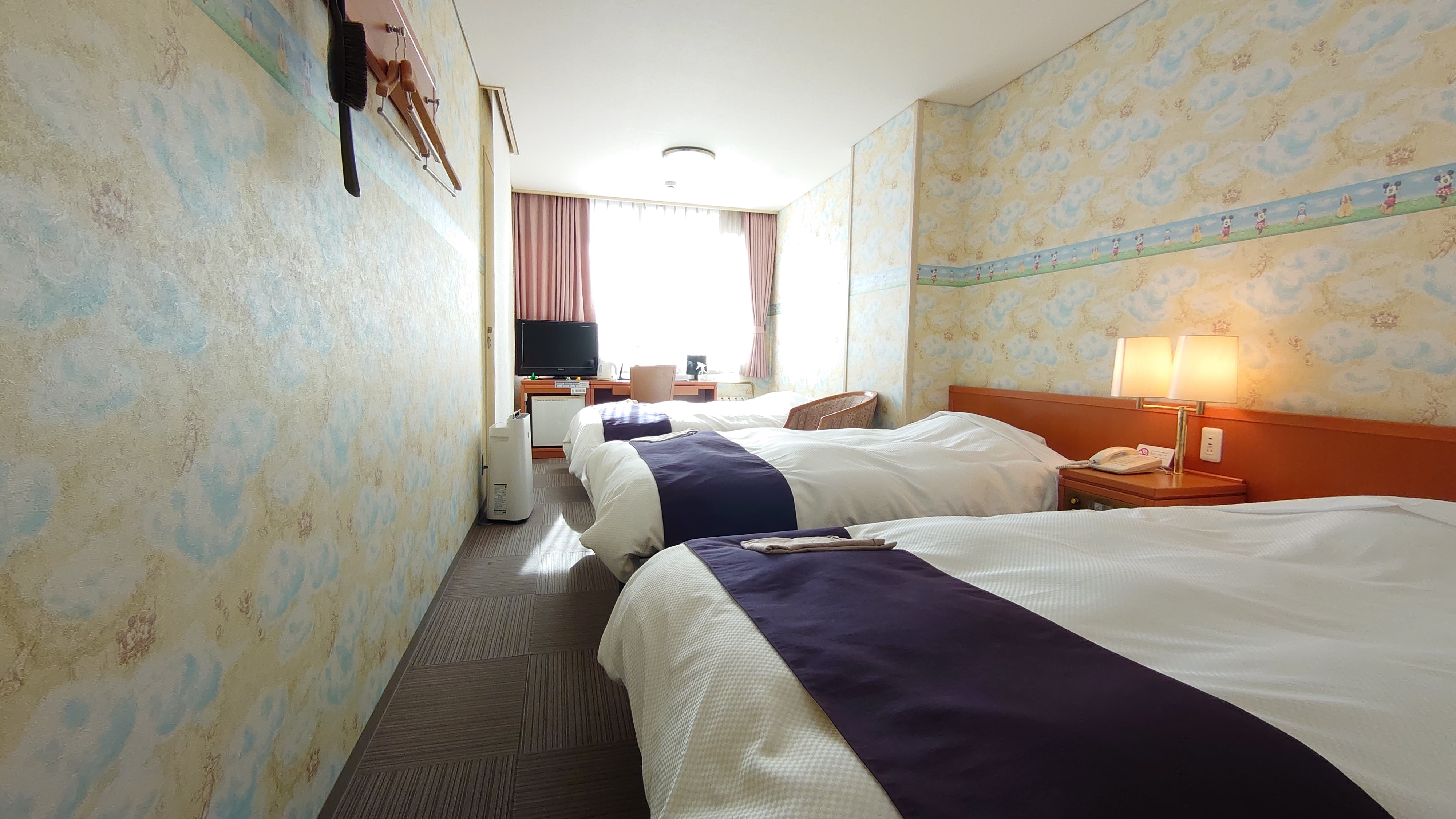 [All rooms non-smoking] Triple room