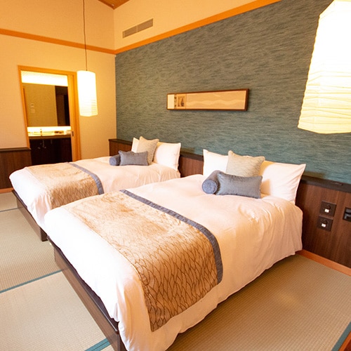 [Biệt thự rộng rãi có bồn tắm ngoài trời] Tận hưởng thời gian thư giãn khi ngắm nhìn thiên nhiên hoang sơ