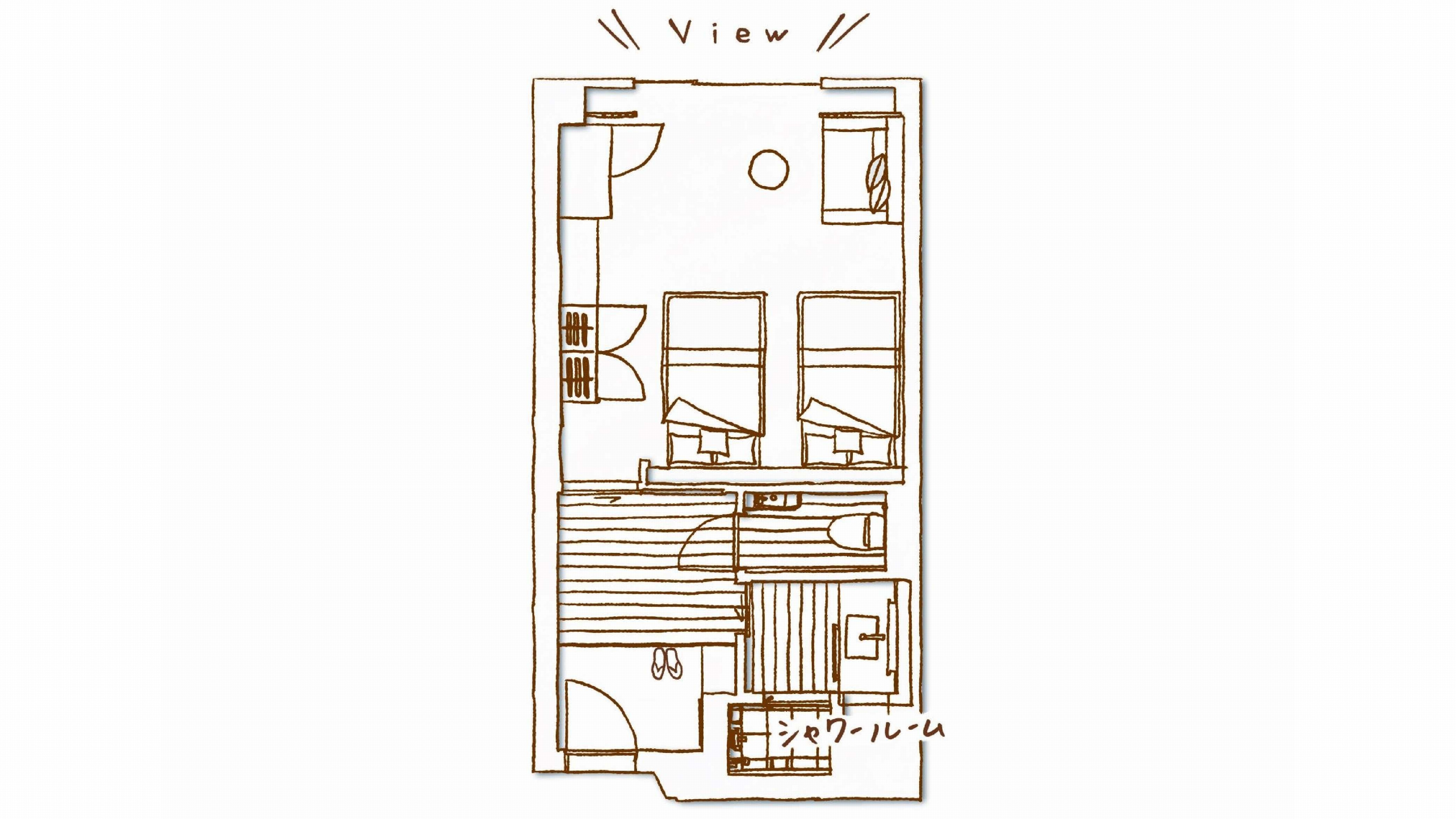 Standard twin B type (non-smoking)