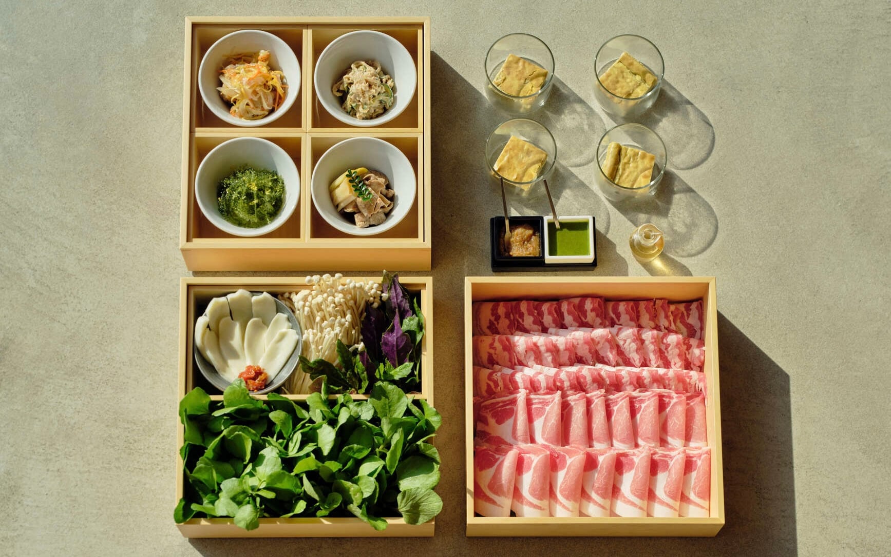 Dinner: Island pork and watercress hotpot