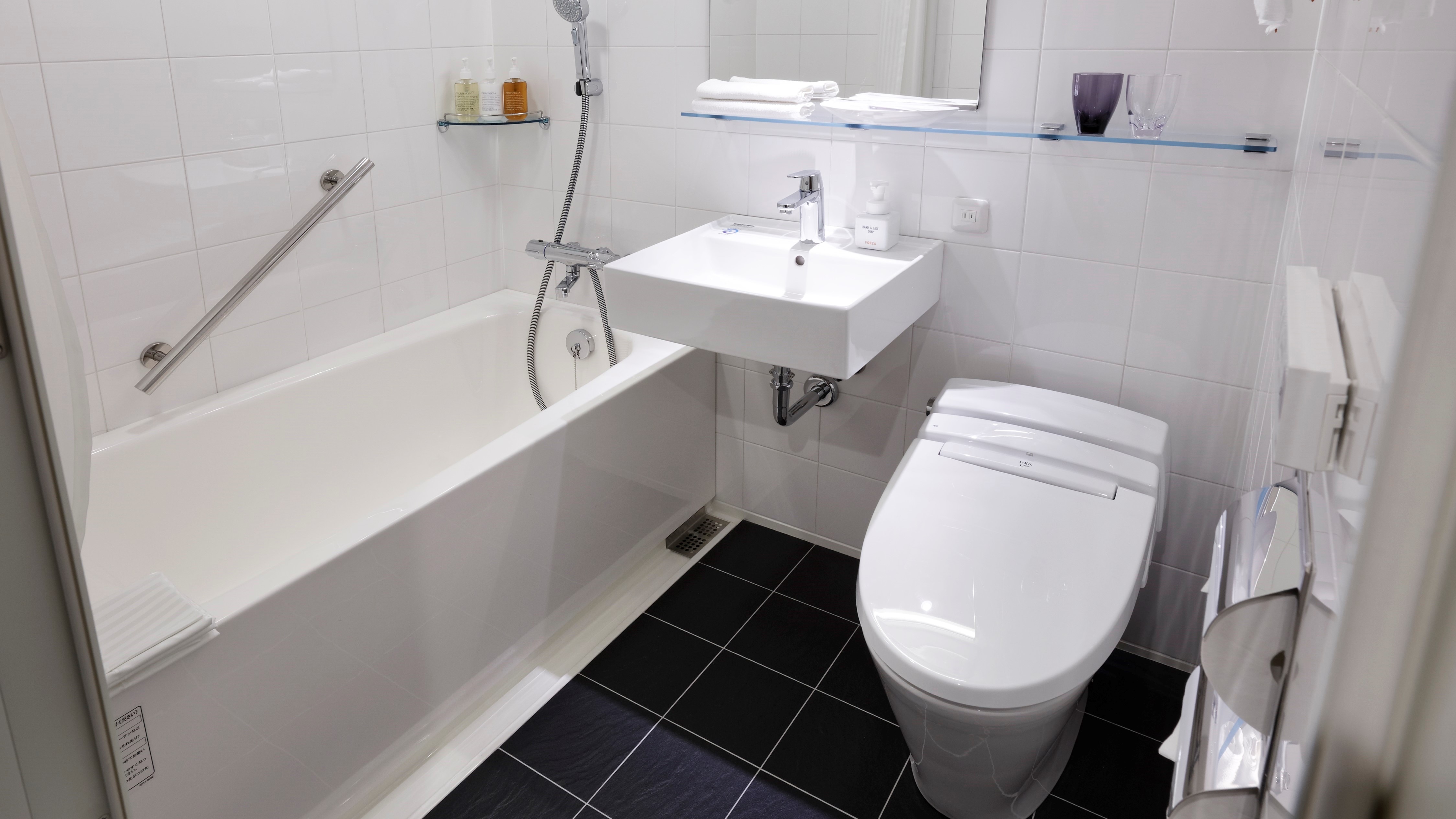 Bathroom / double room based on white
