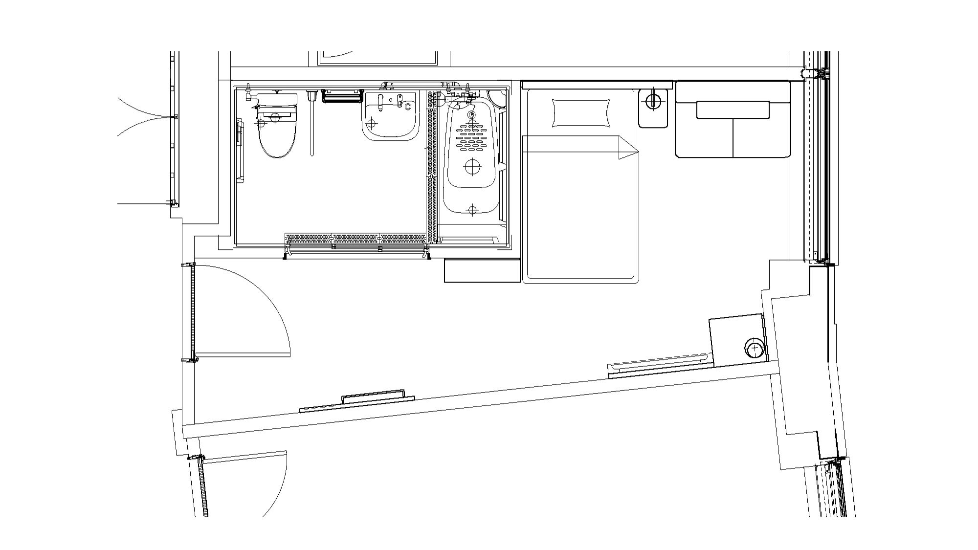 [Universal] 21 square meters / Universal design with no steps inside and handrails in the bathroom