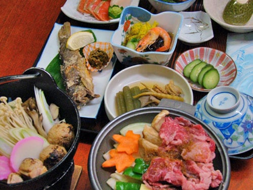Supper example (Japanese food)