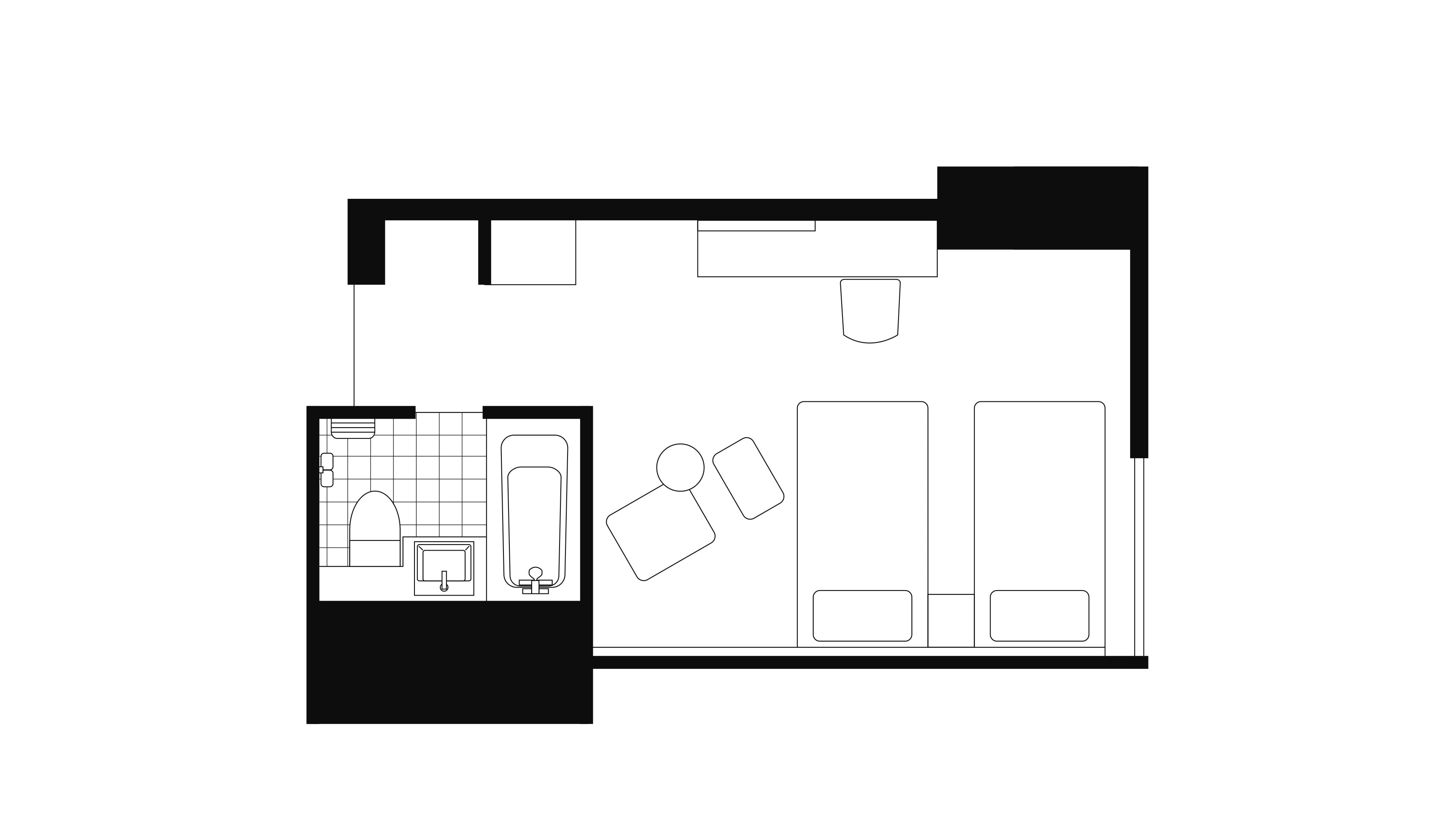 Floor plan: Standard twin