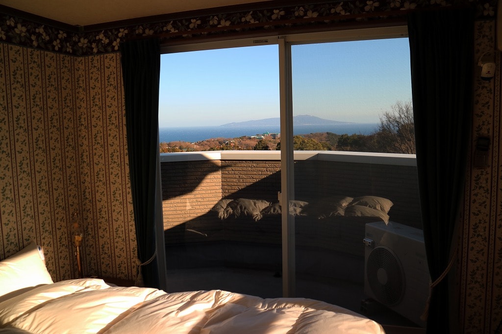 View from rooms with veranda (twin bedroom, single room with veranda)