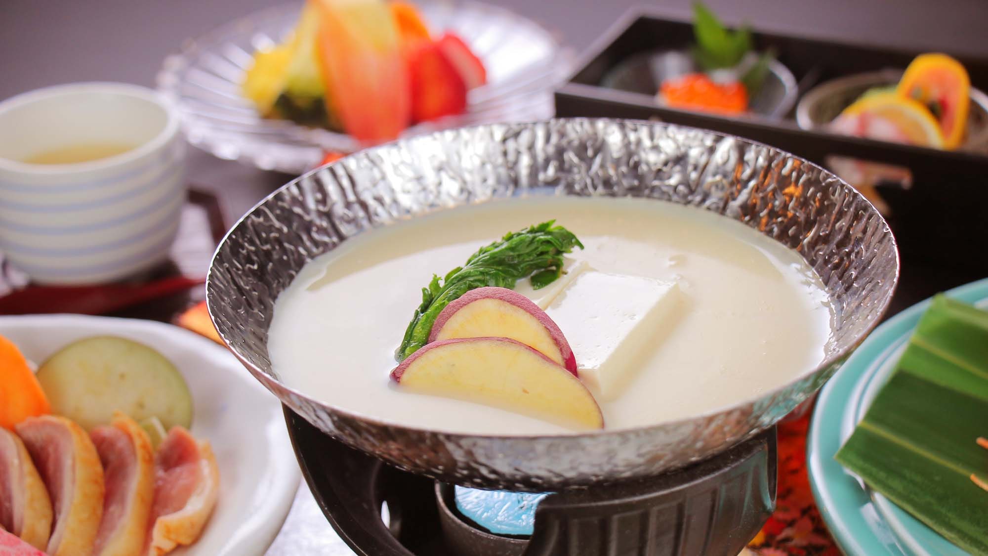 [Go Kaiseki example] New menu! Soy milk hotpot with a melting taste ♪