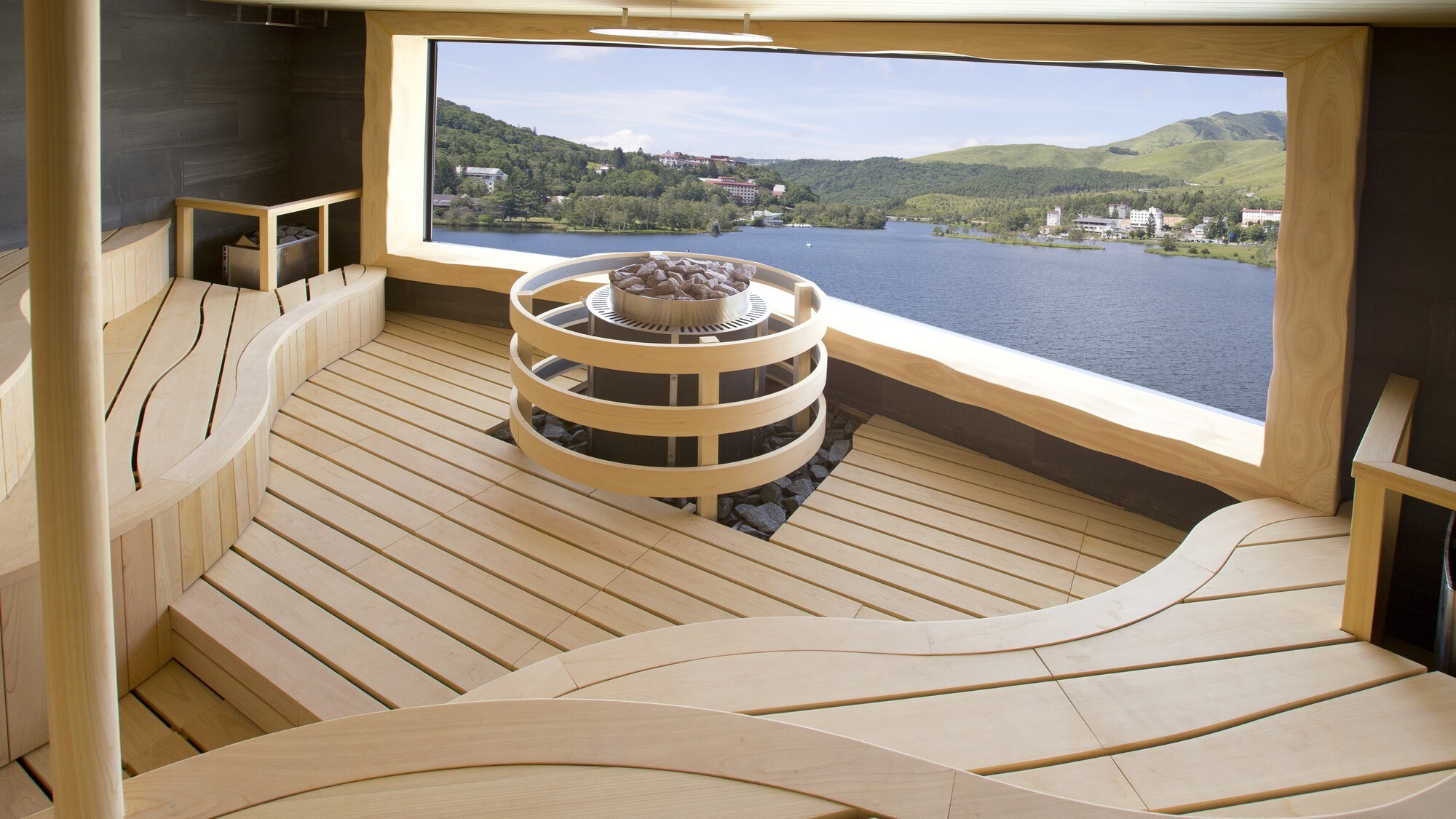 Panoramic sauna "Ku"