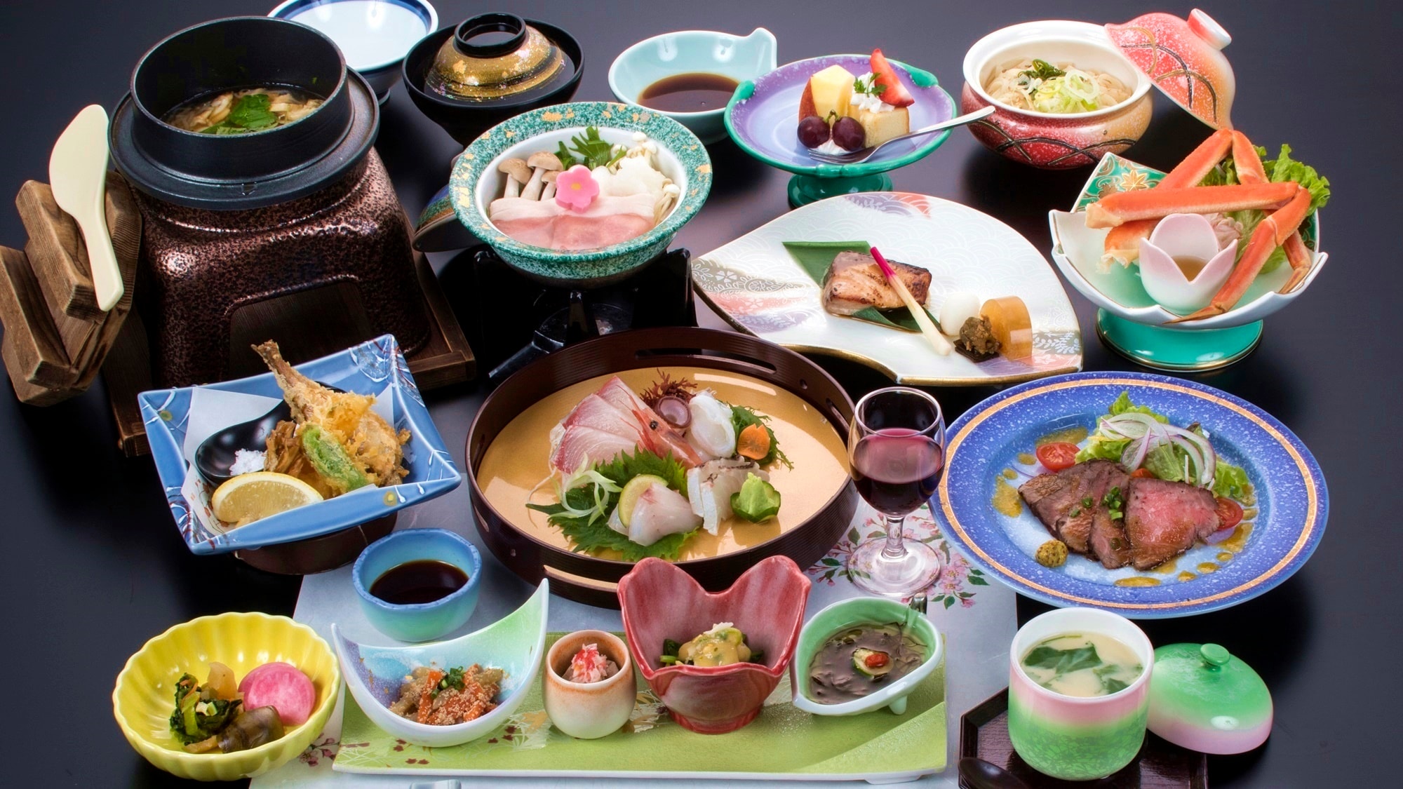 *[Example of Dinner Course A] A standard kaiseki meal where you can enjoy seafood from the Sea of Japan and seasonal produce from Shonai to your heart's content.