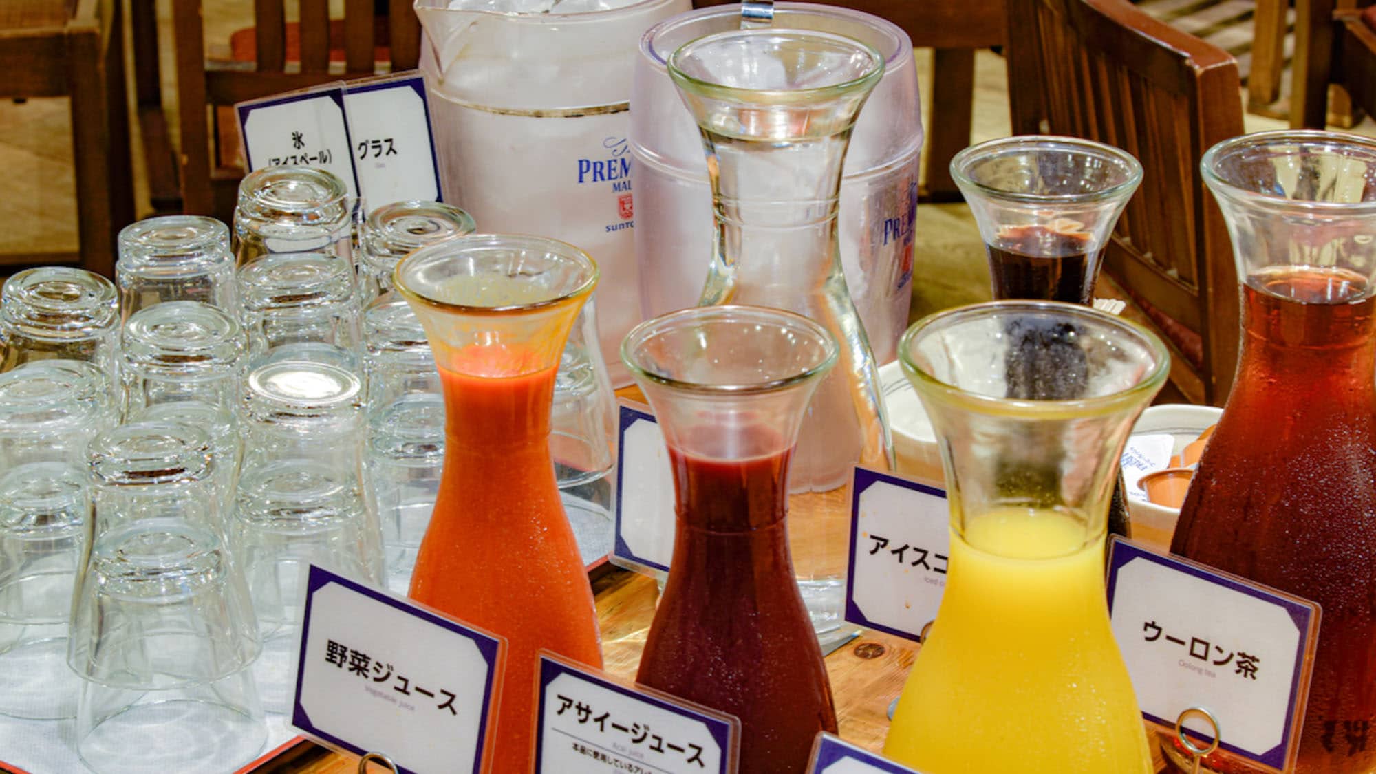 Japanese breakfast buffet