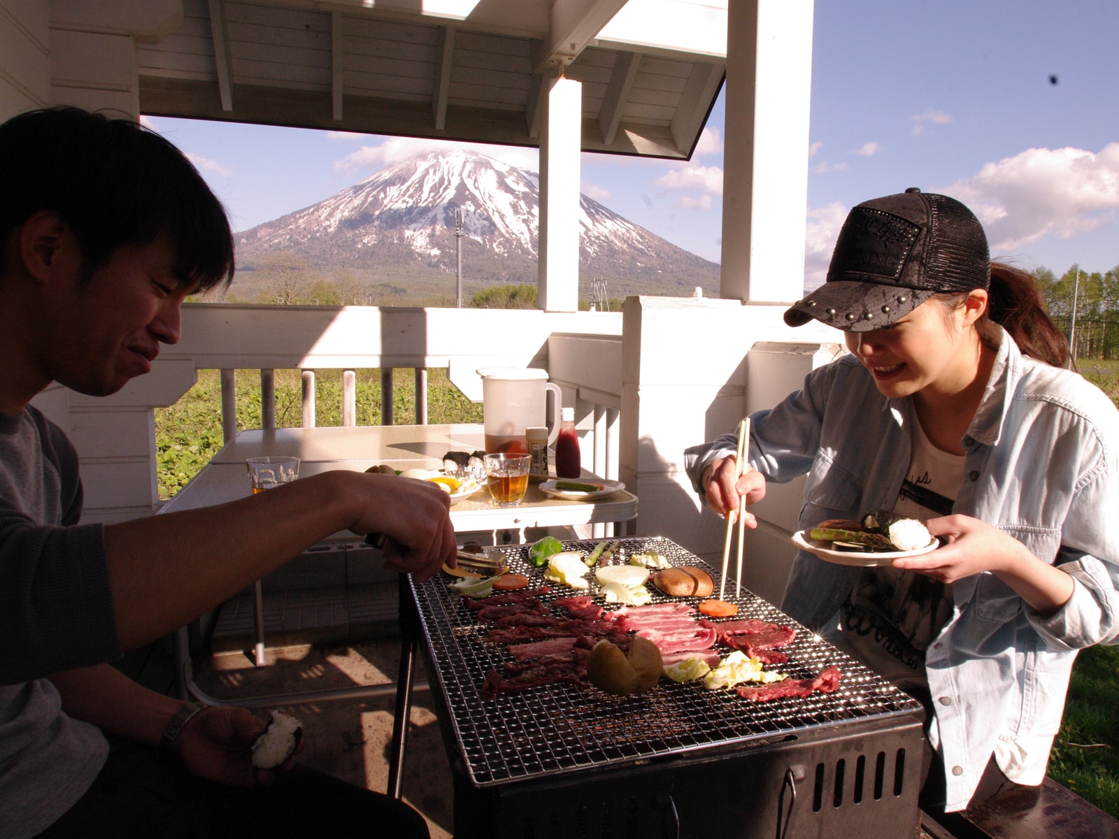 BBQ is recommended in Niseko in summer! For couples!