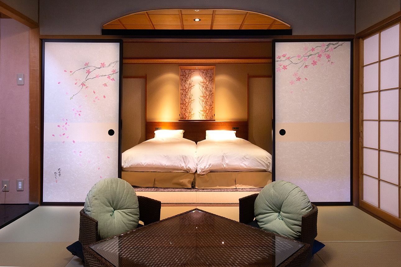 Kamar bergaya Jepang-Barat
