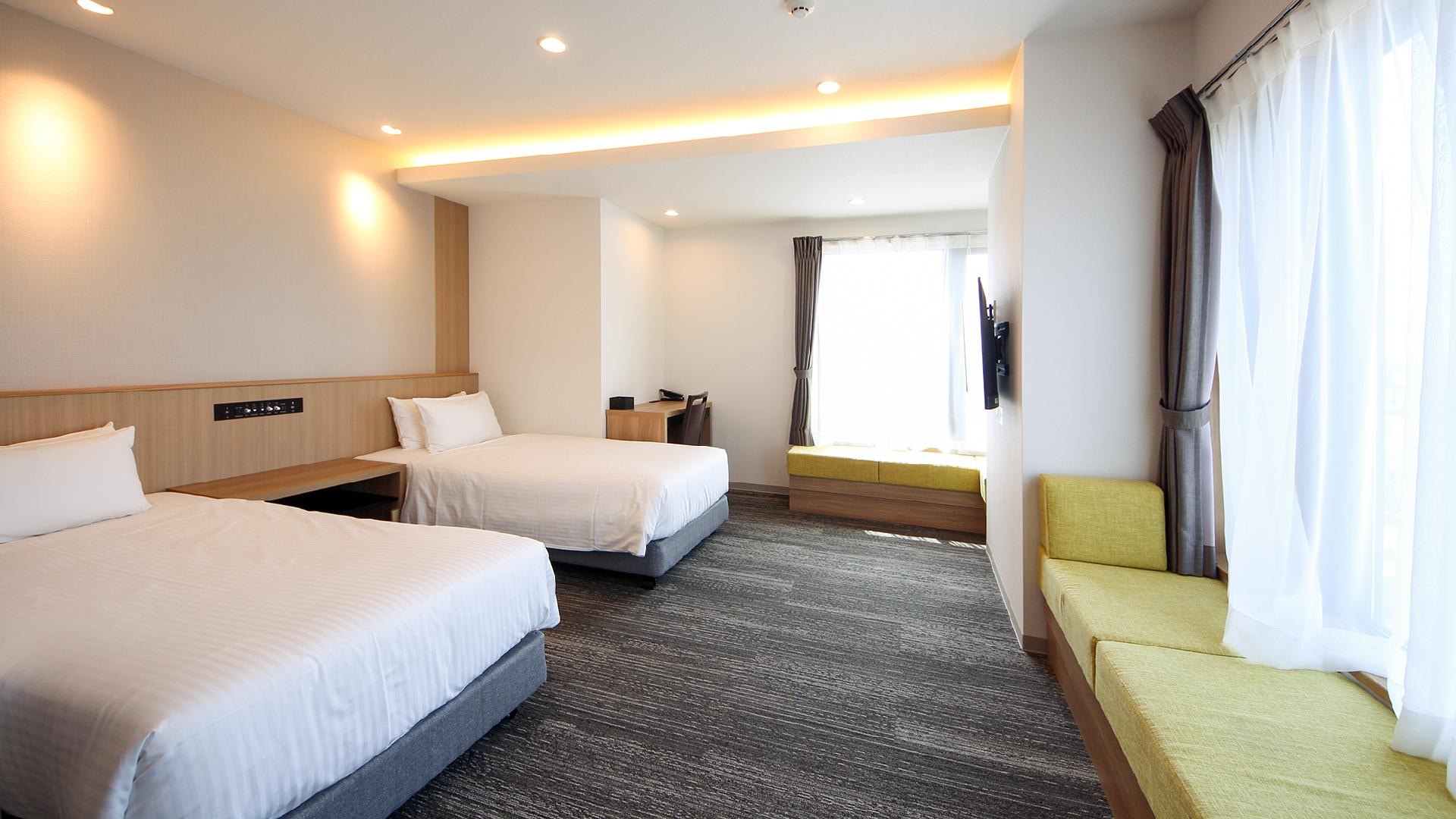 ◆Universal twin room (example of guest room)
