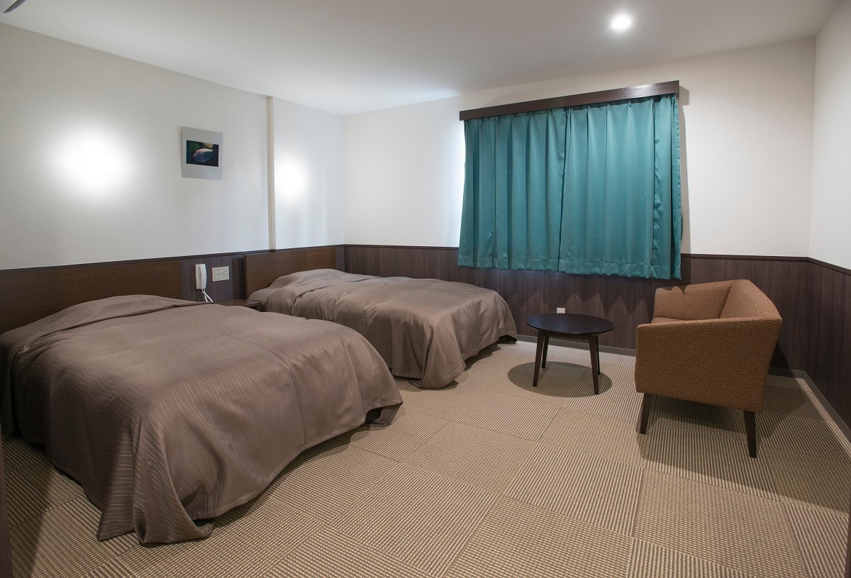 ◇Twin Room◇ Equipped with wireless and wired LAN.