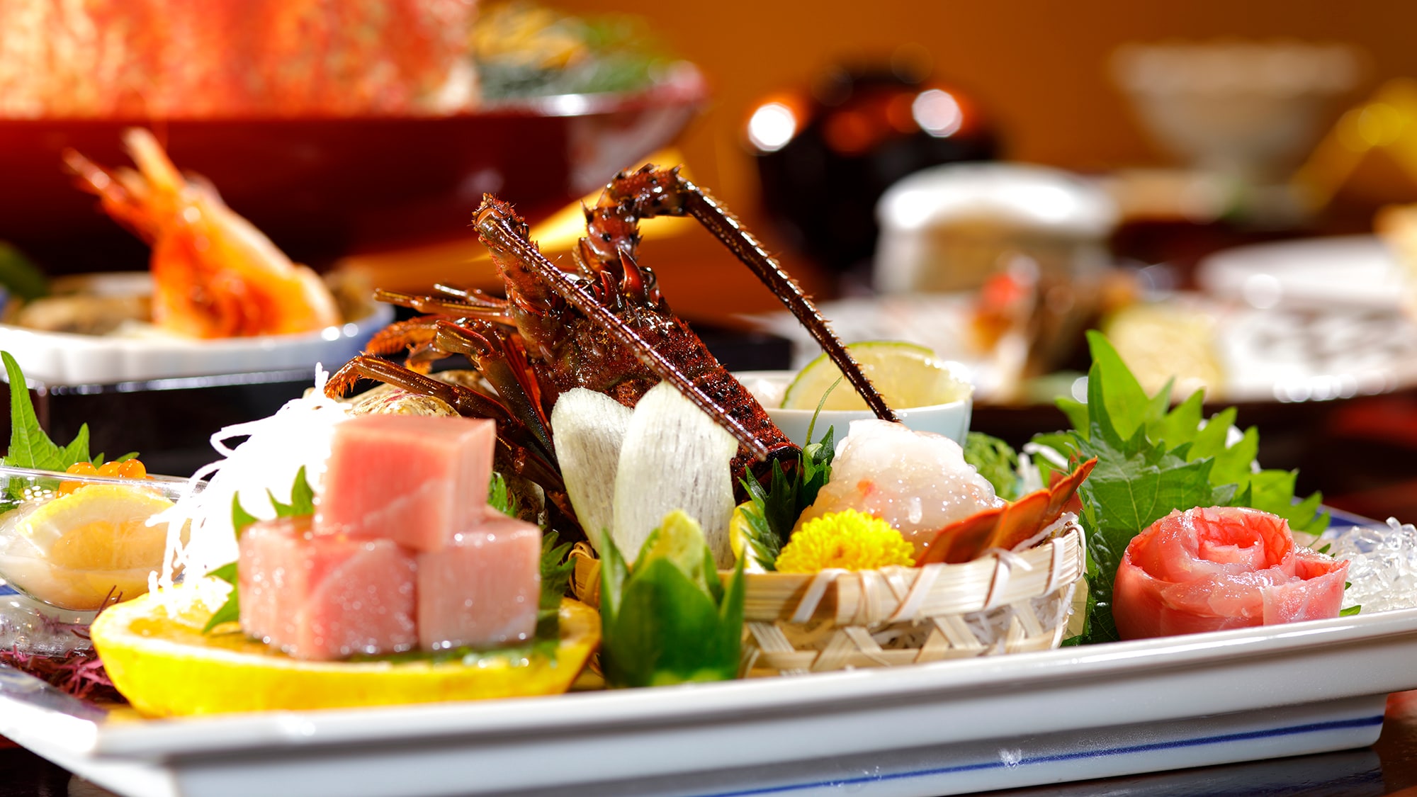 An example of seasonal kaiseki cuisine