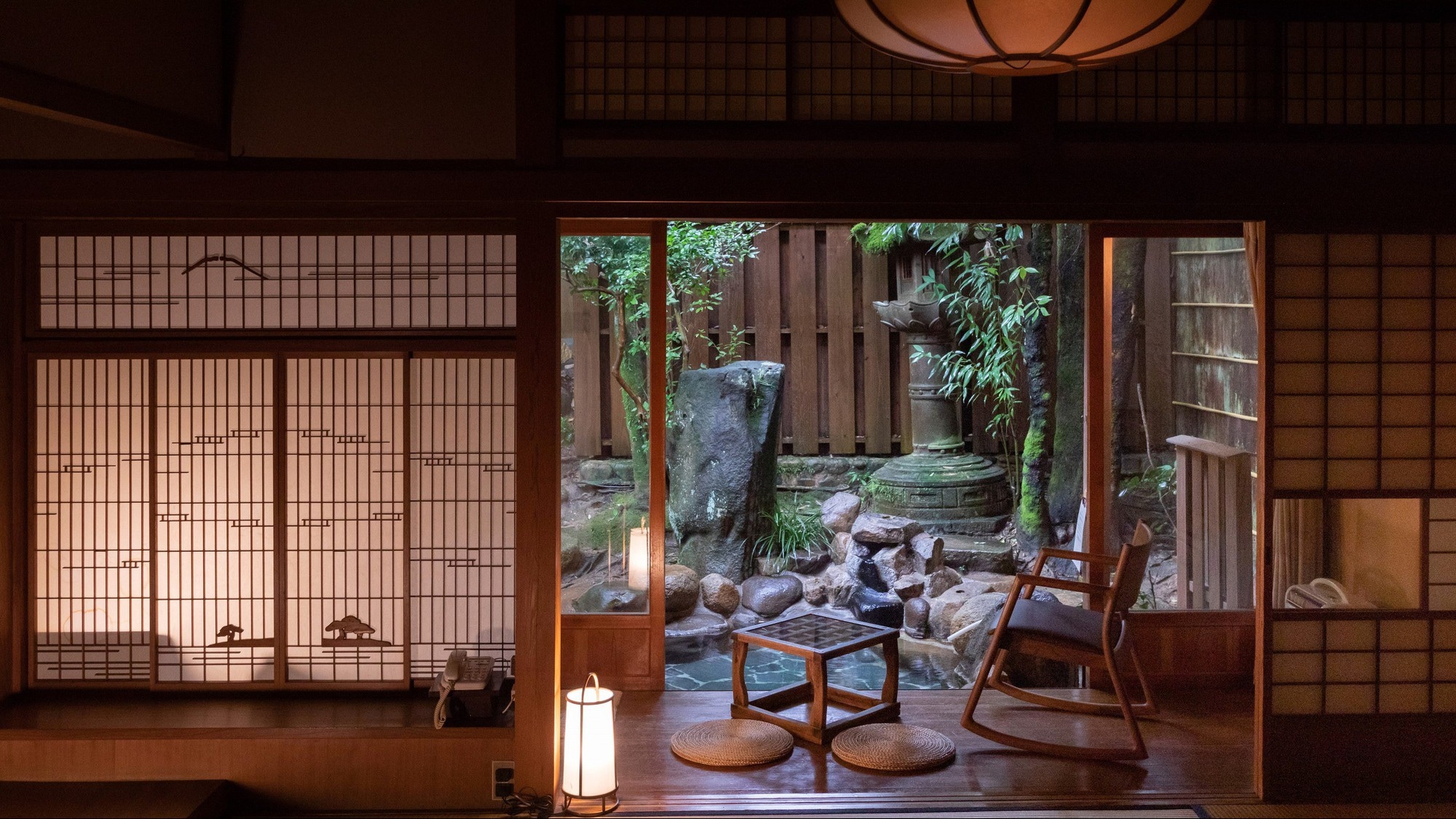"Satsuki" guest room with an open-air bath with natural hot spring water