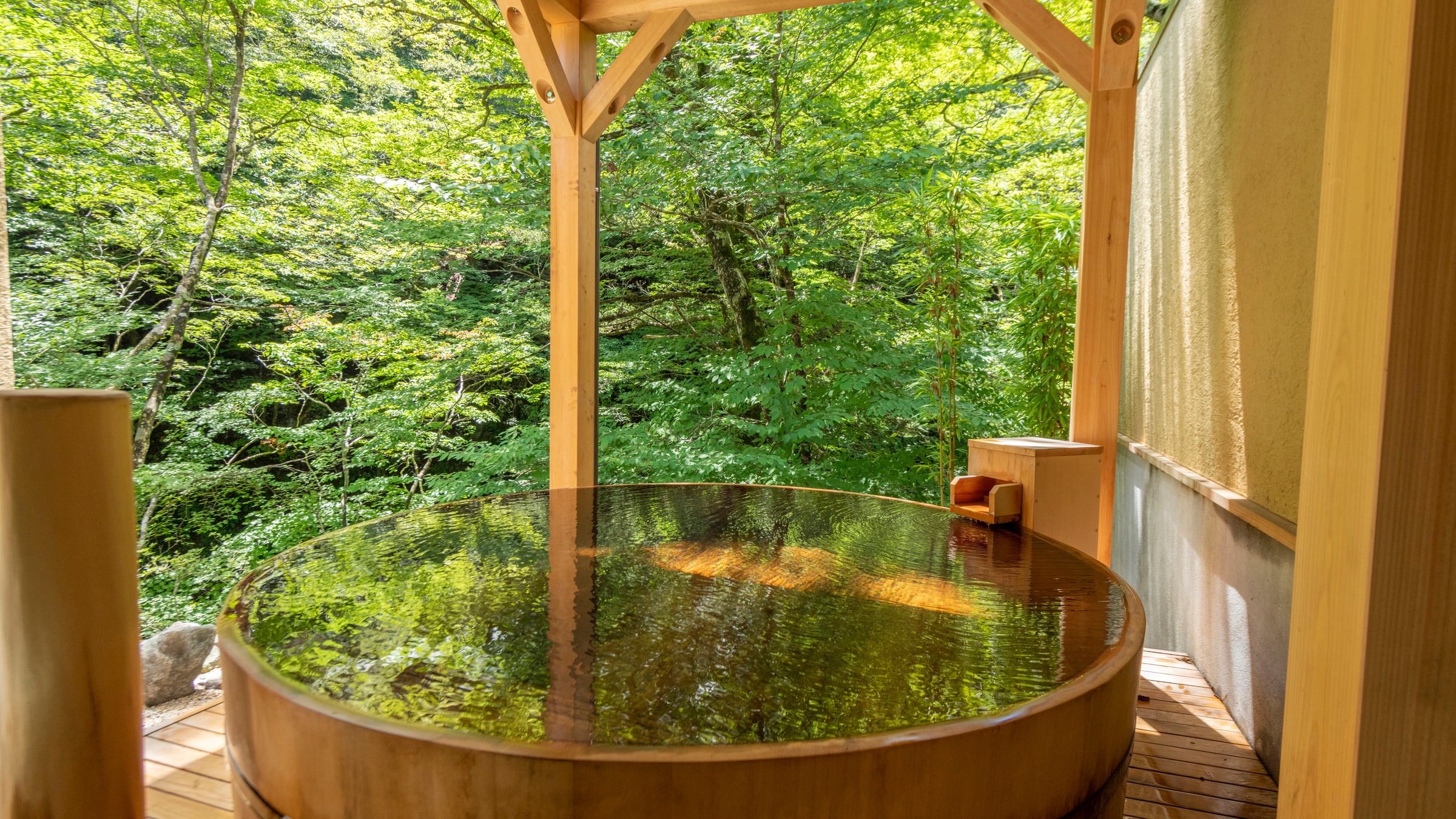 [Private open-air bath] "Soun no Yu" - Three types of free private baths with elaborate designs