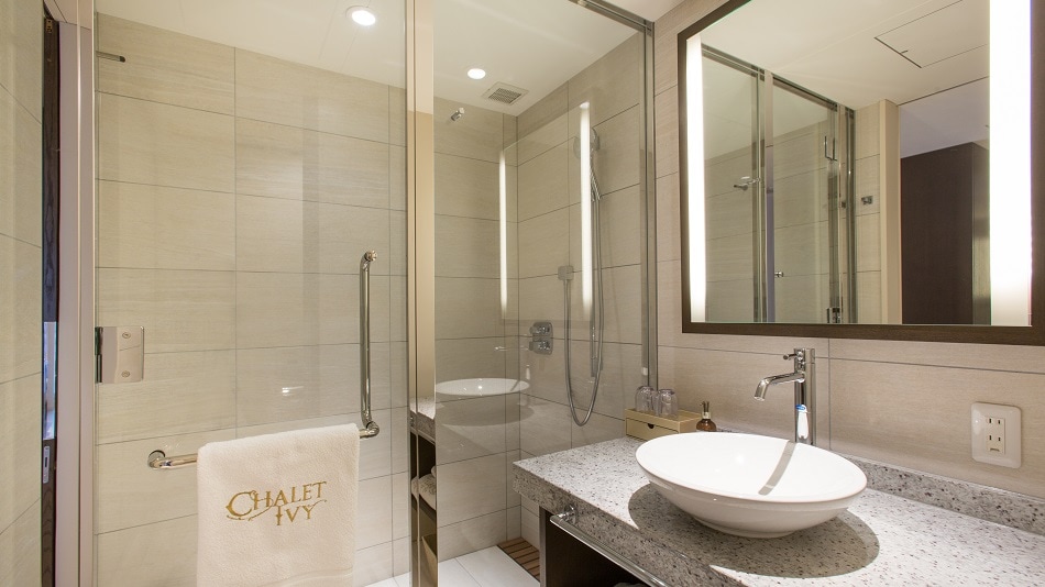 Superior Room (some rooms) and Deluxe Room Shower Room