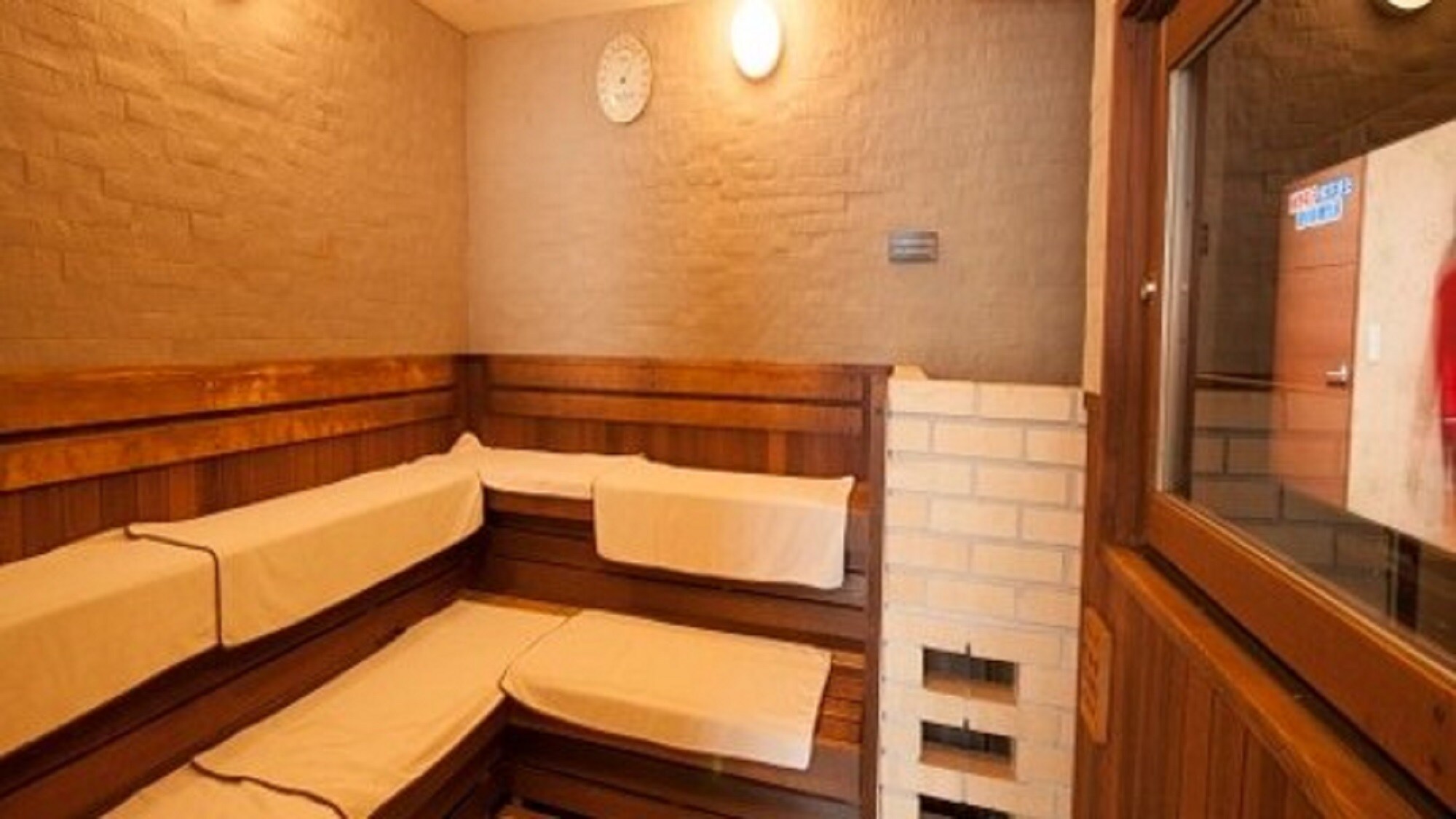 ■ High temperature sauna with TV [Equipped by gender]