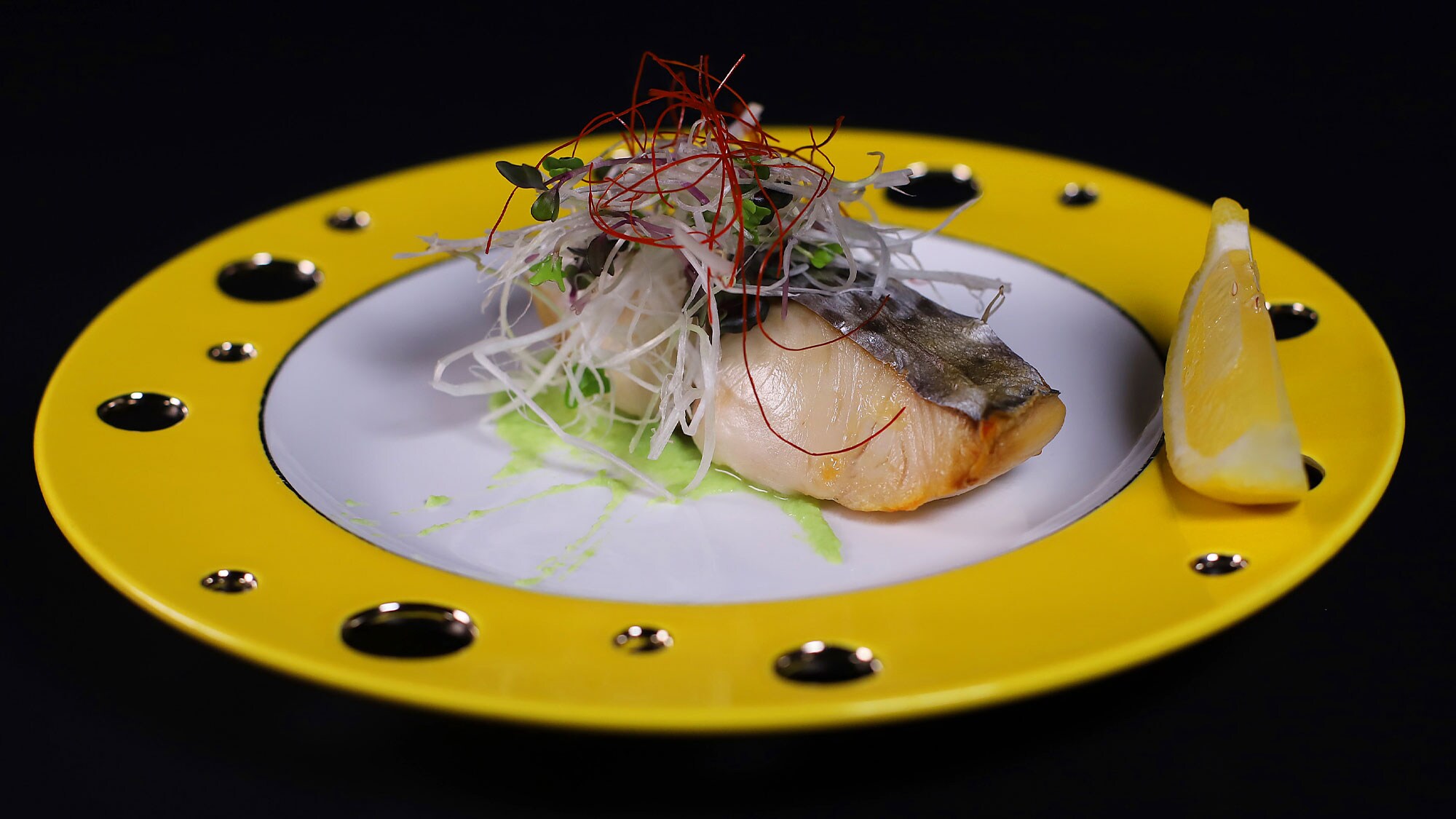 An example of the grilled fish of the day.