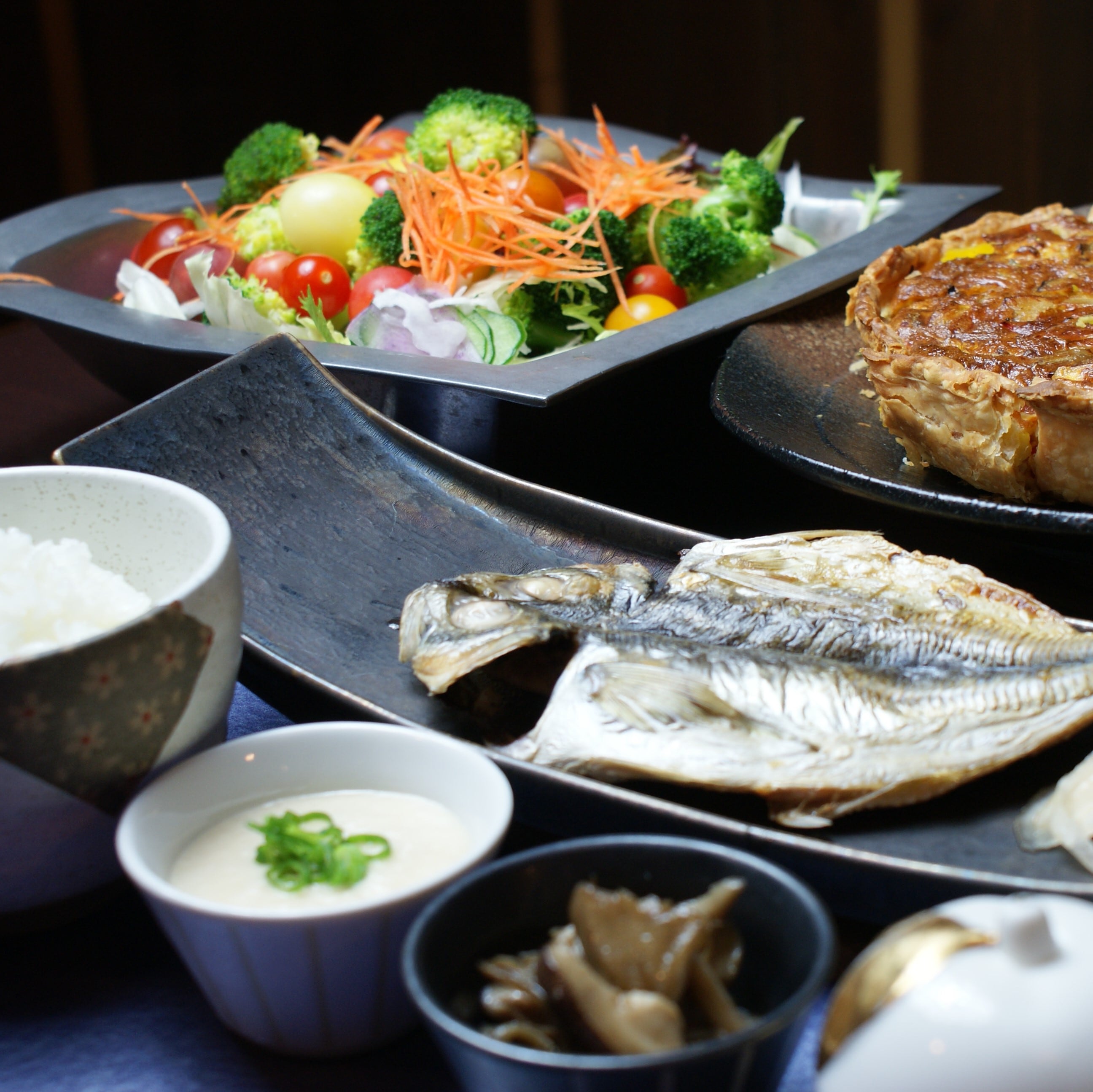 Healthy Countryside Japanese Meal - Square